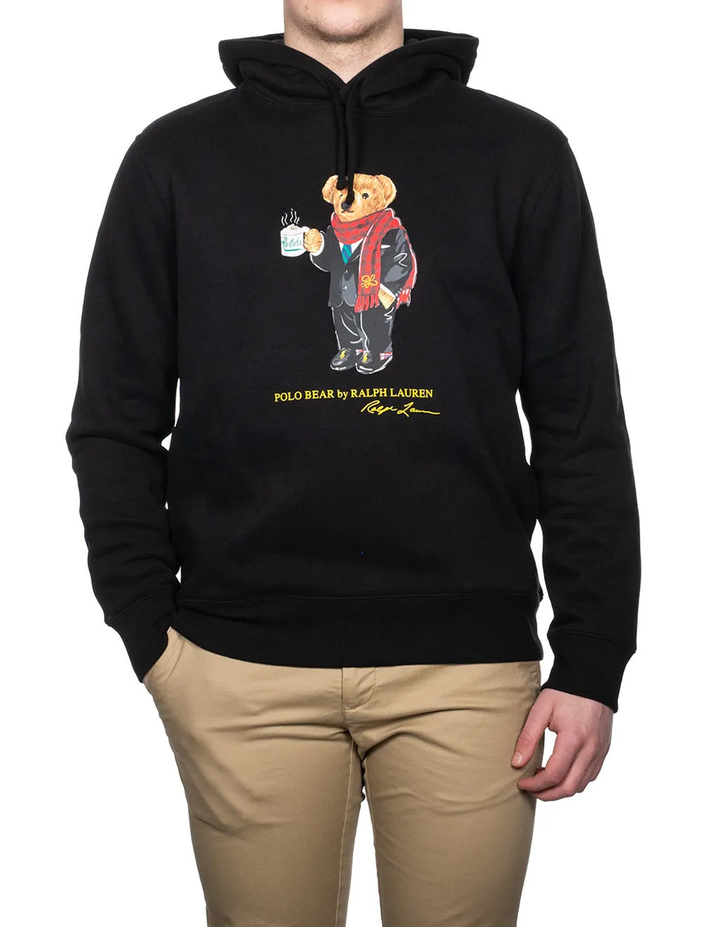 Magische Vlies Kapuzenpullover Schwarz