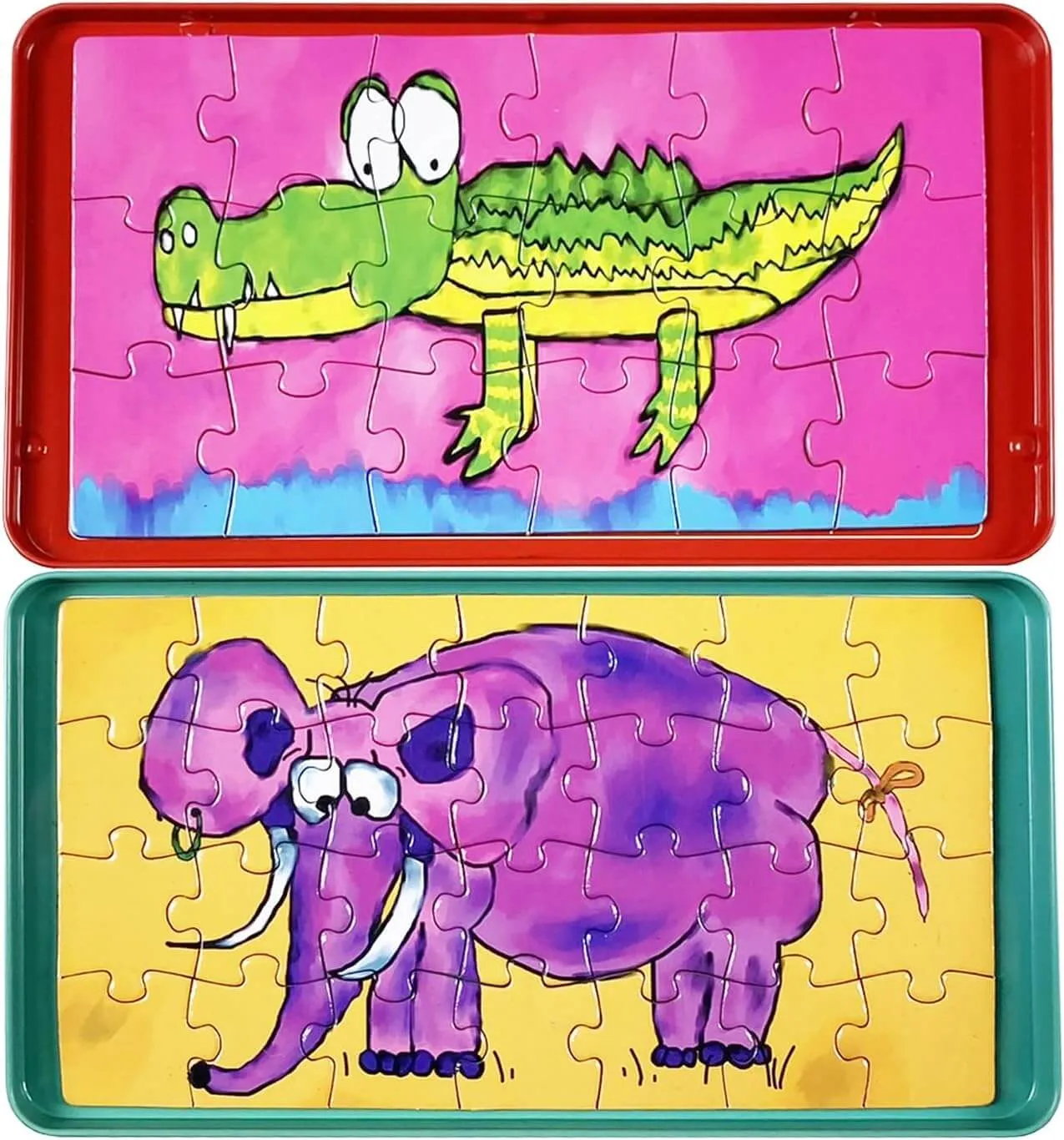 Magnetische Puzzles 18-teilig/28-teilig - Ideal für Reisen