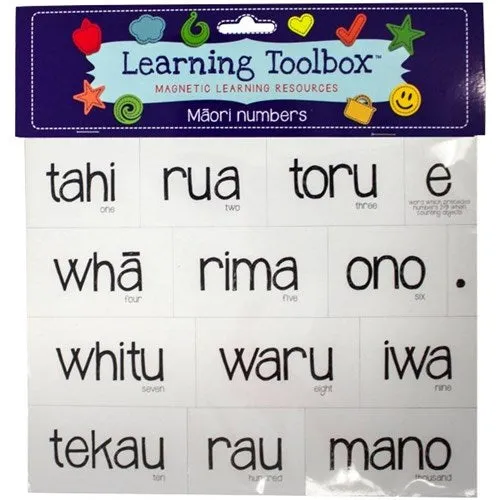 Maori-Zahlen Magnetisch