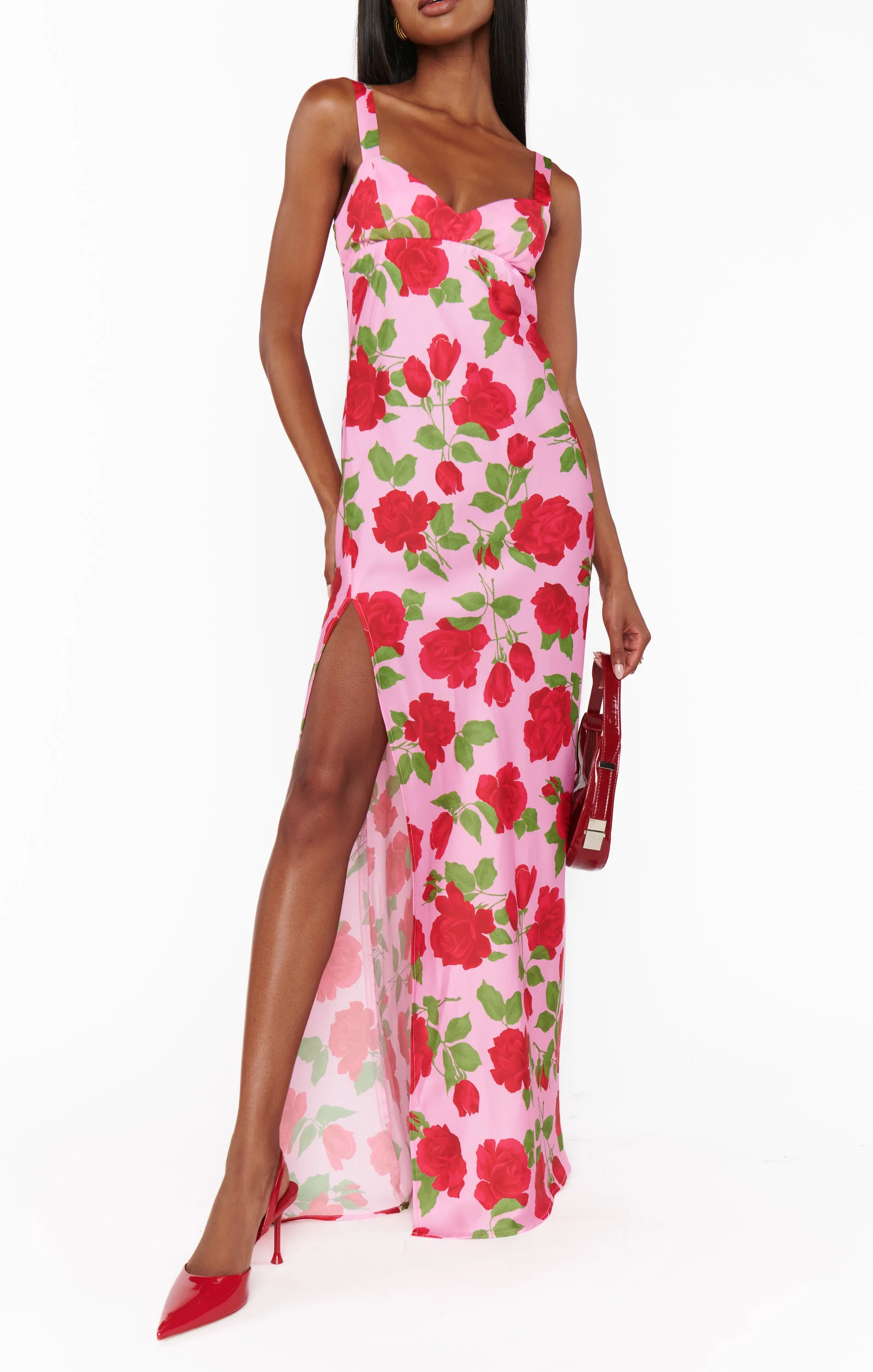 Maude Maxi-Kleid ~ Verführerische Blumenpracht