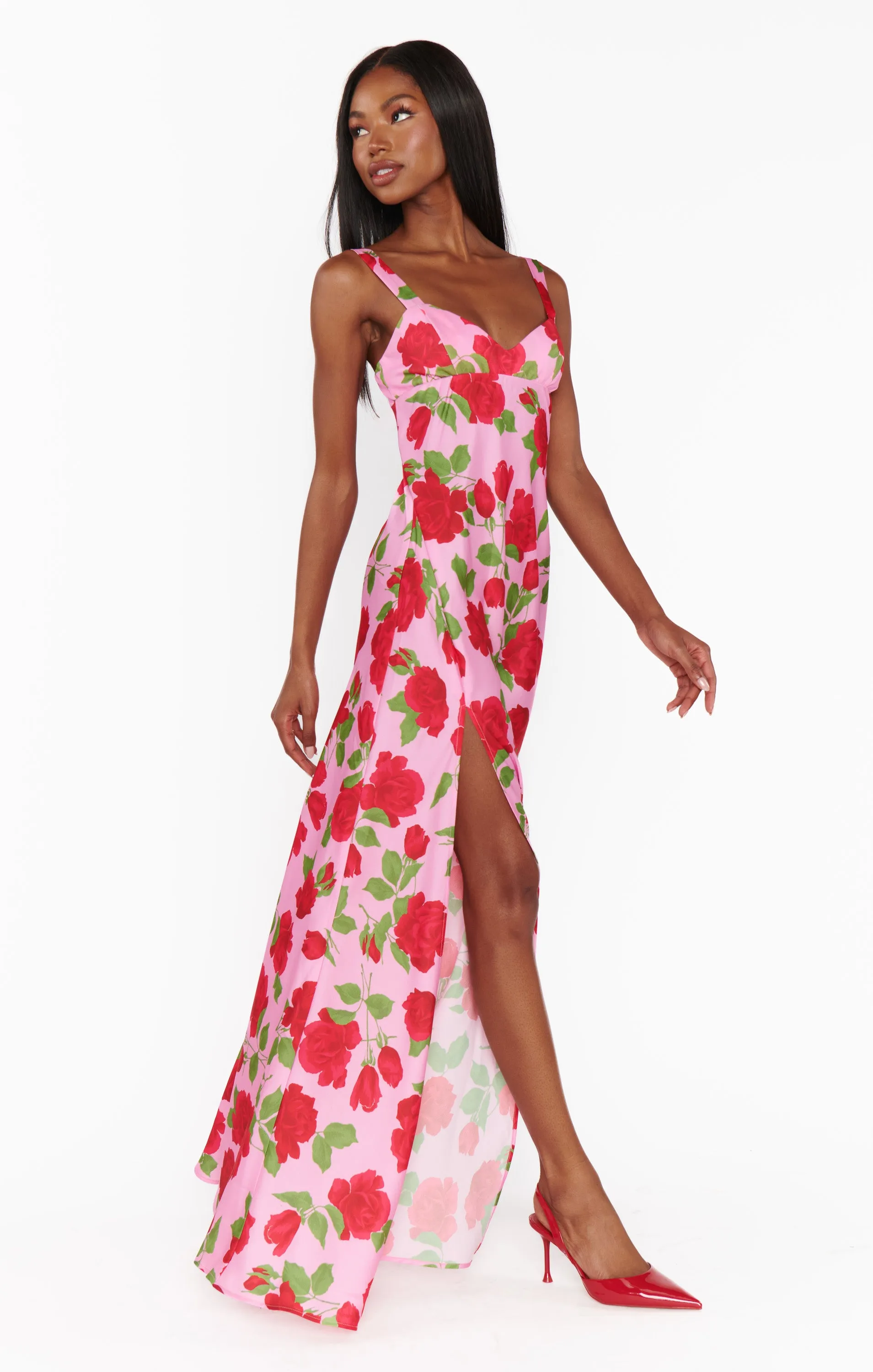Maude Maxi-Kleid ~ Verführerische Blumenpracht
