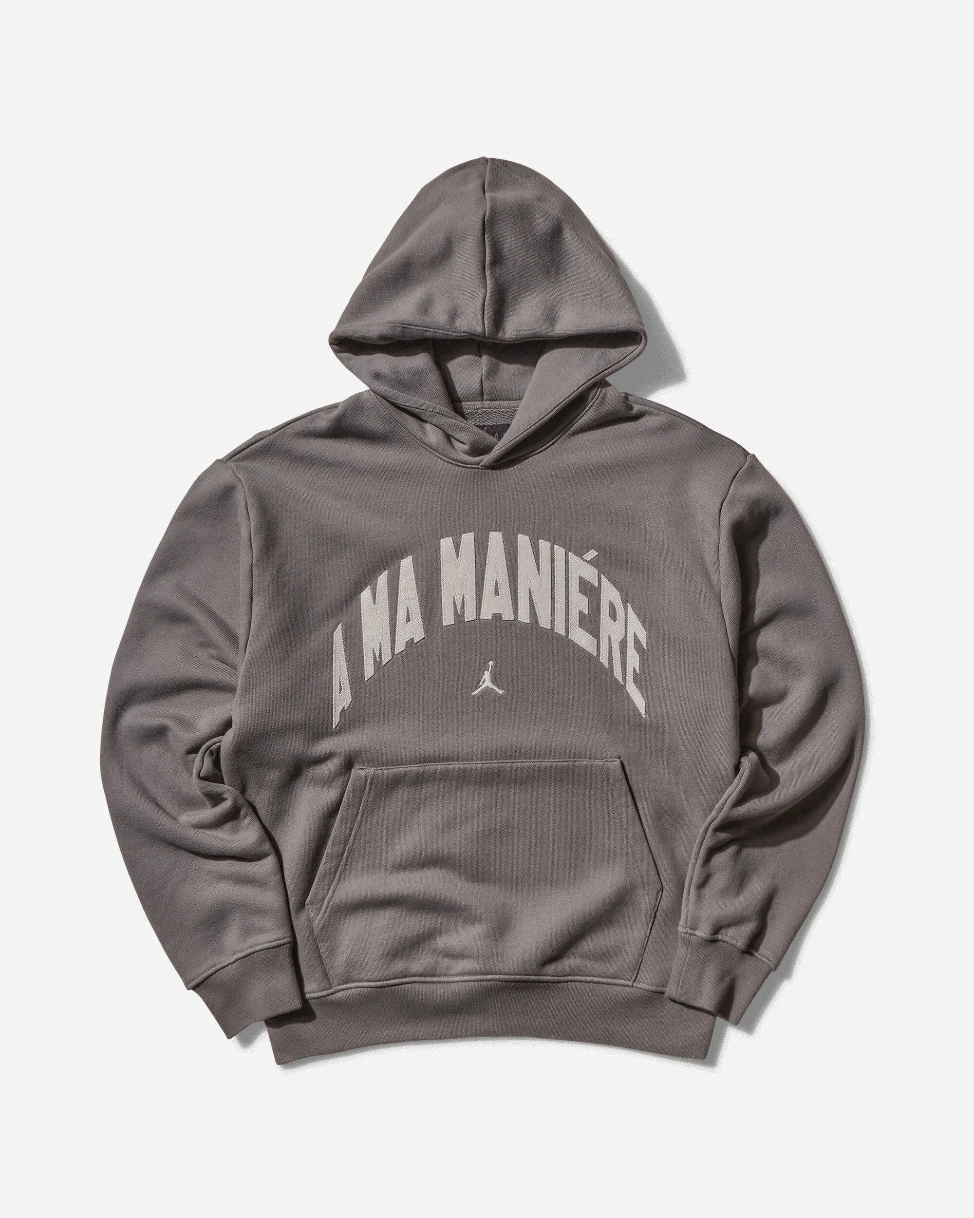 Herren A Ma Maniére Logo Hoodie Flaches Zinn
