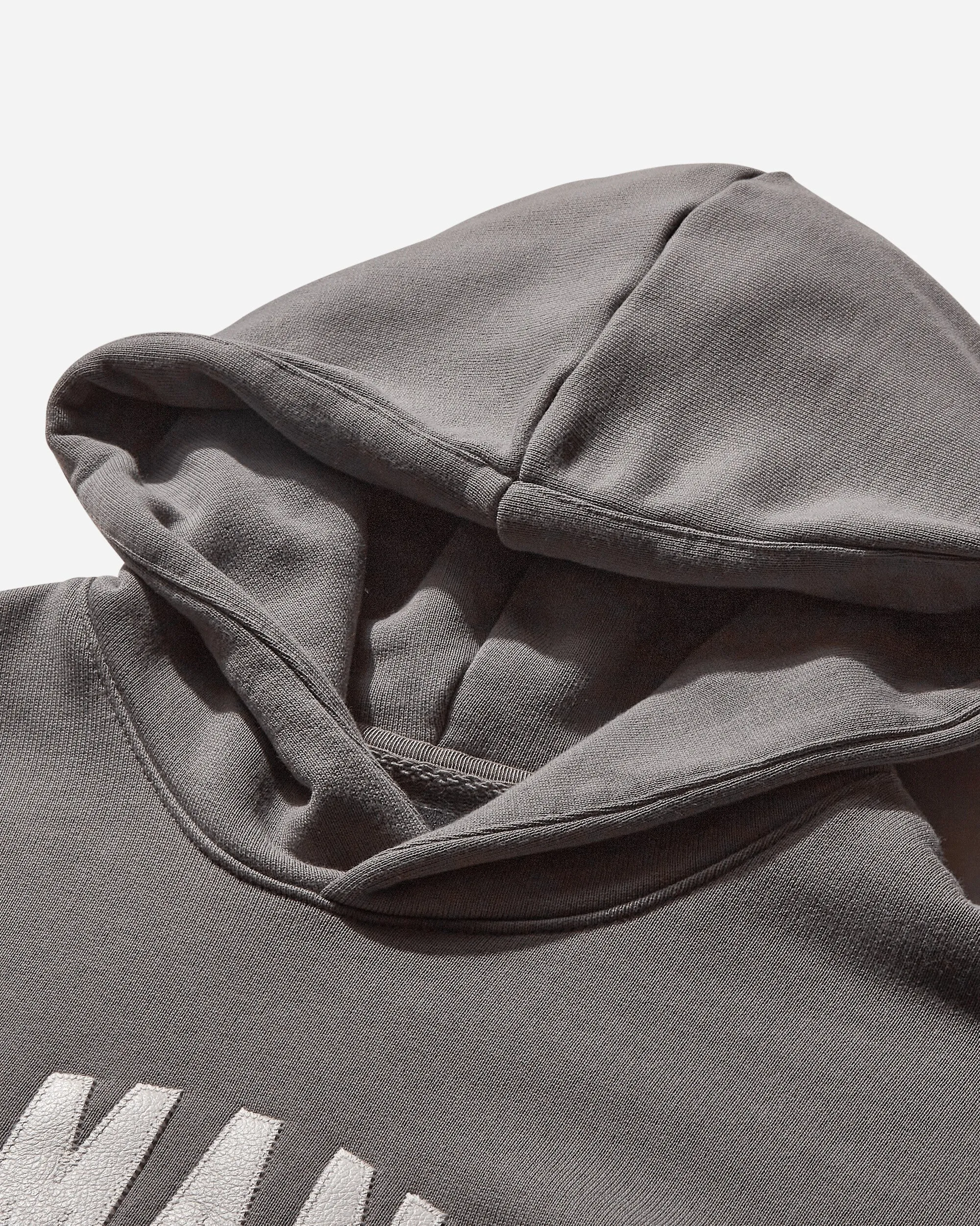 Herren A Ma Maniére Logo Hoodie Flaches Zinn