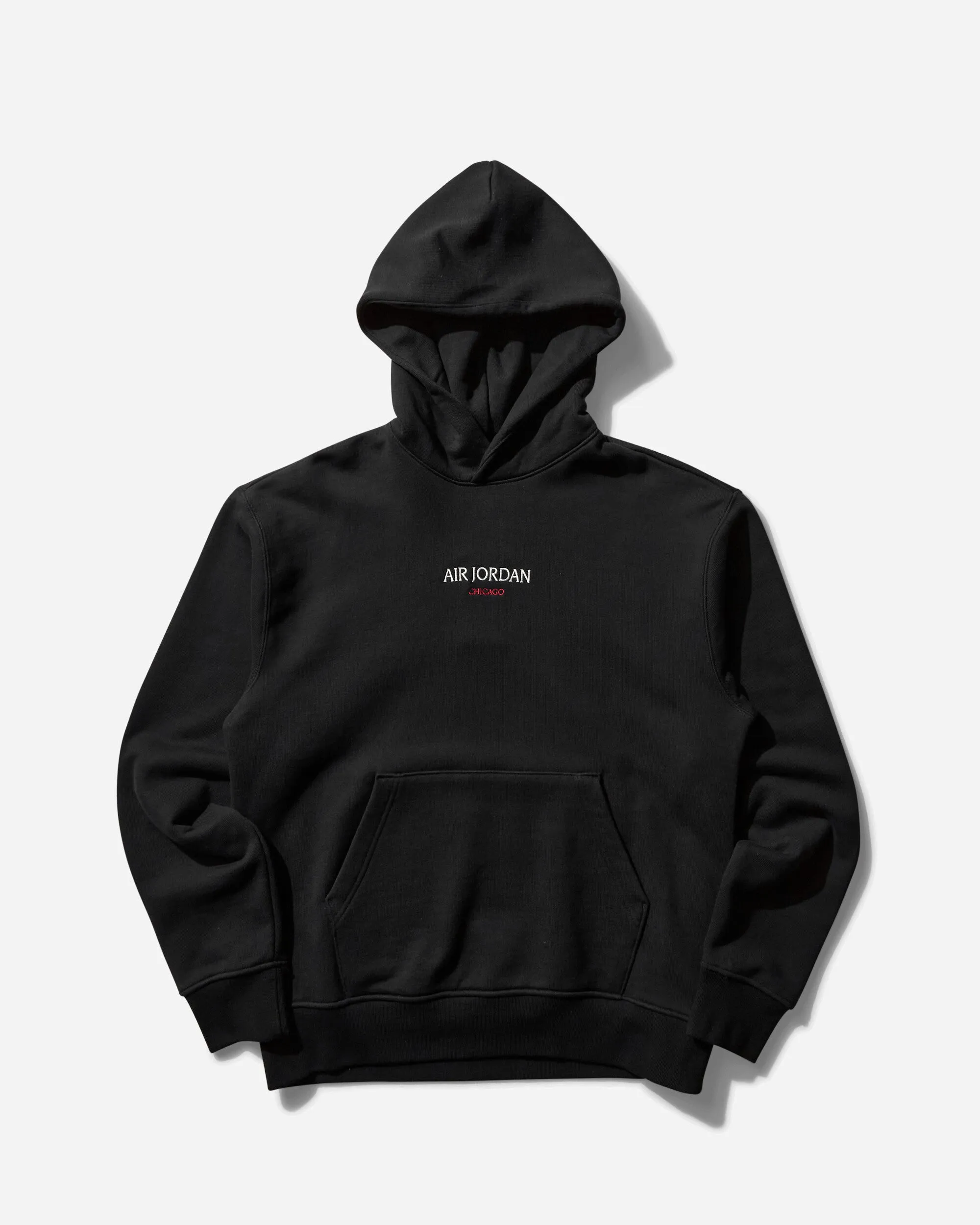 Herren Air Jordan Wordmark Chicago Fleece Hoodie Schwarz