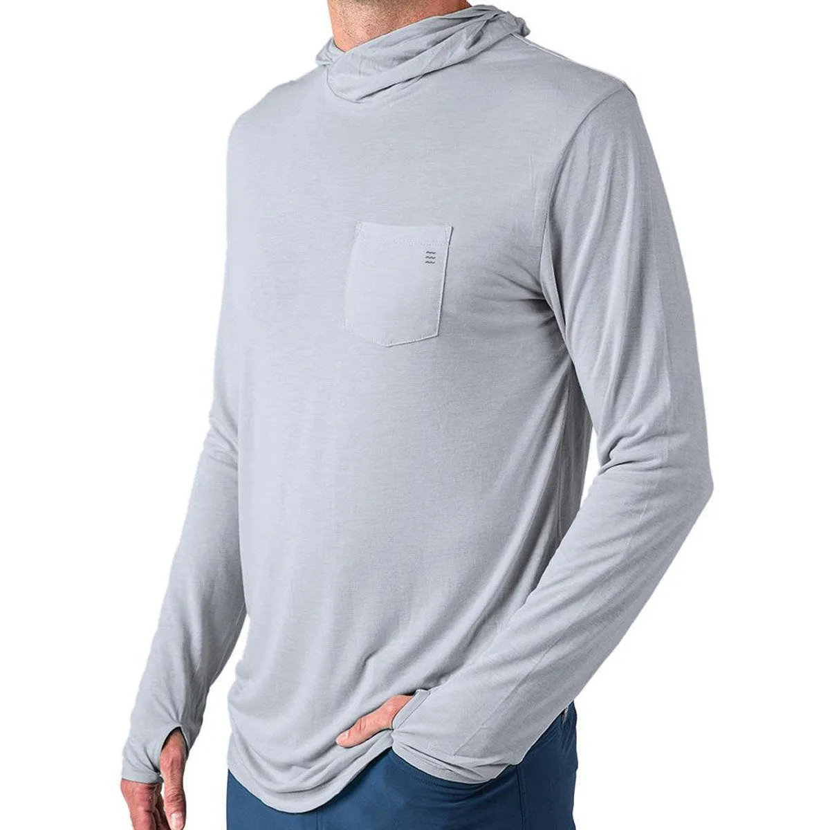 Leichte Bambus-Kapuzensweatshirt für Herren