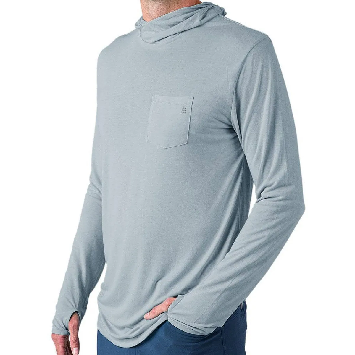 Leichte Bambus-Kapuzensweatshirt für Herren
