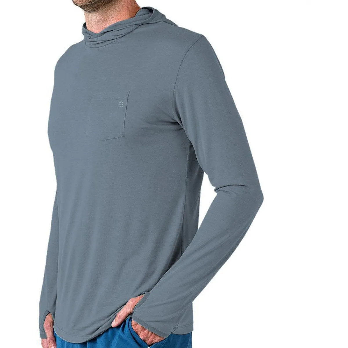 Leichte Bambus-Kapuzensweatshirt für Herren