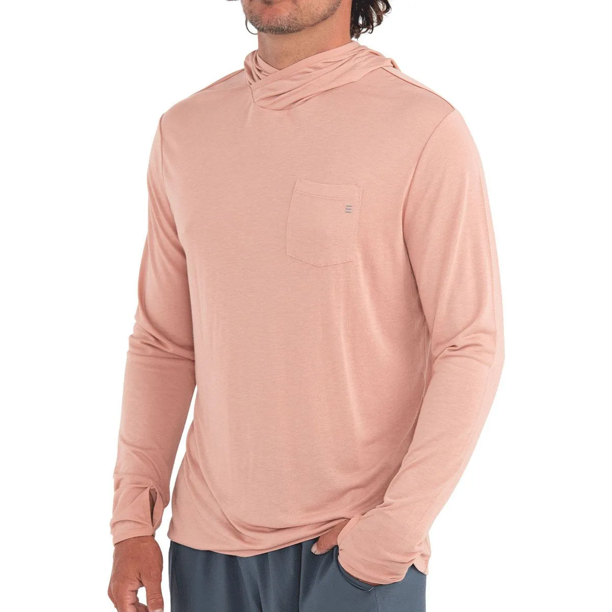 Leichte Bambus-Kapuzensweatshirt für Herren