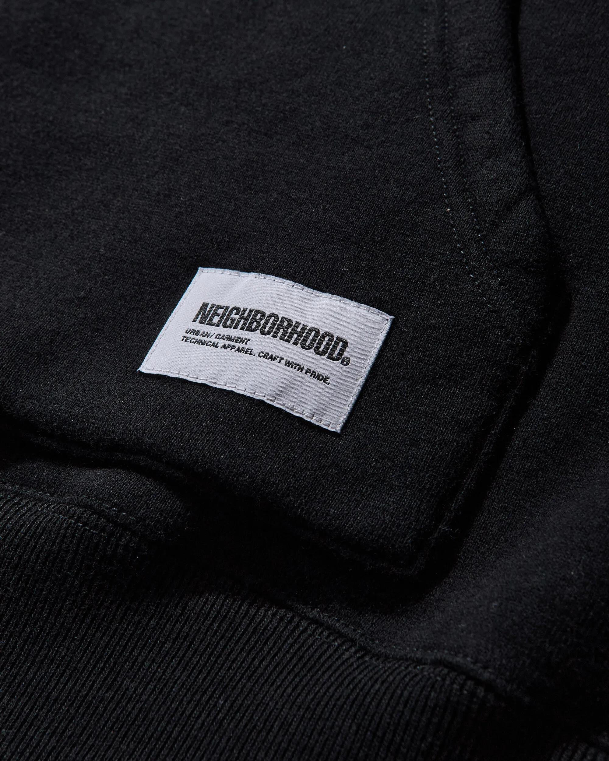 Herren Basic Hoodie Schwarz