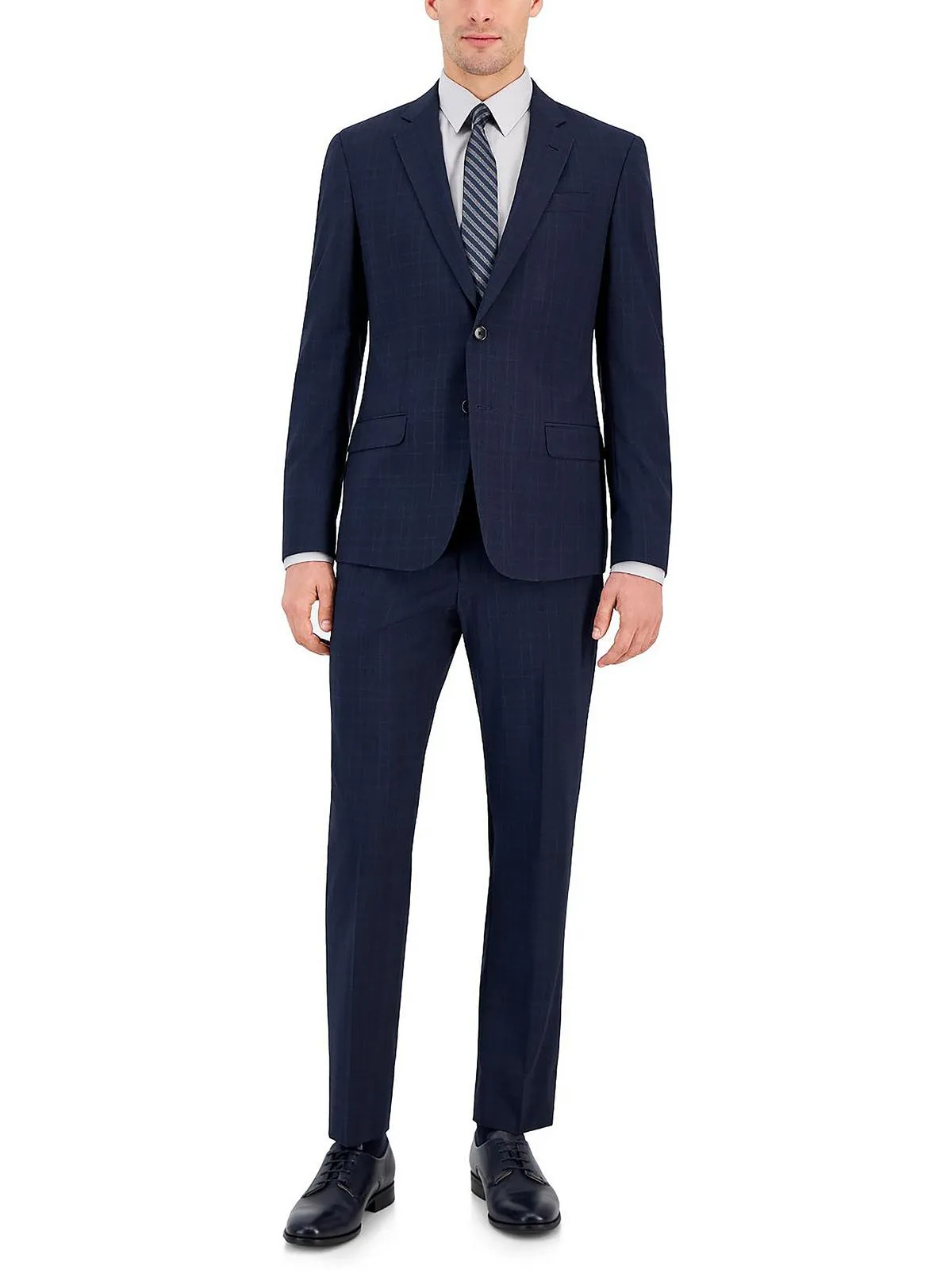Herren Business-Karriere Zweiknopf-Blazer