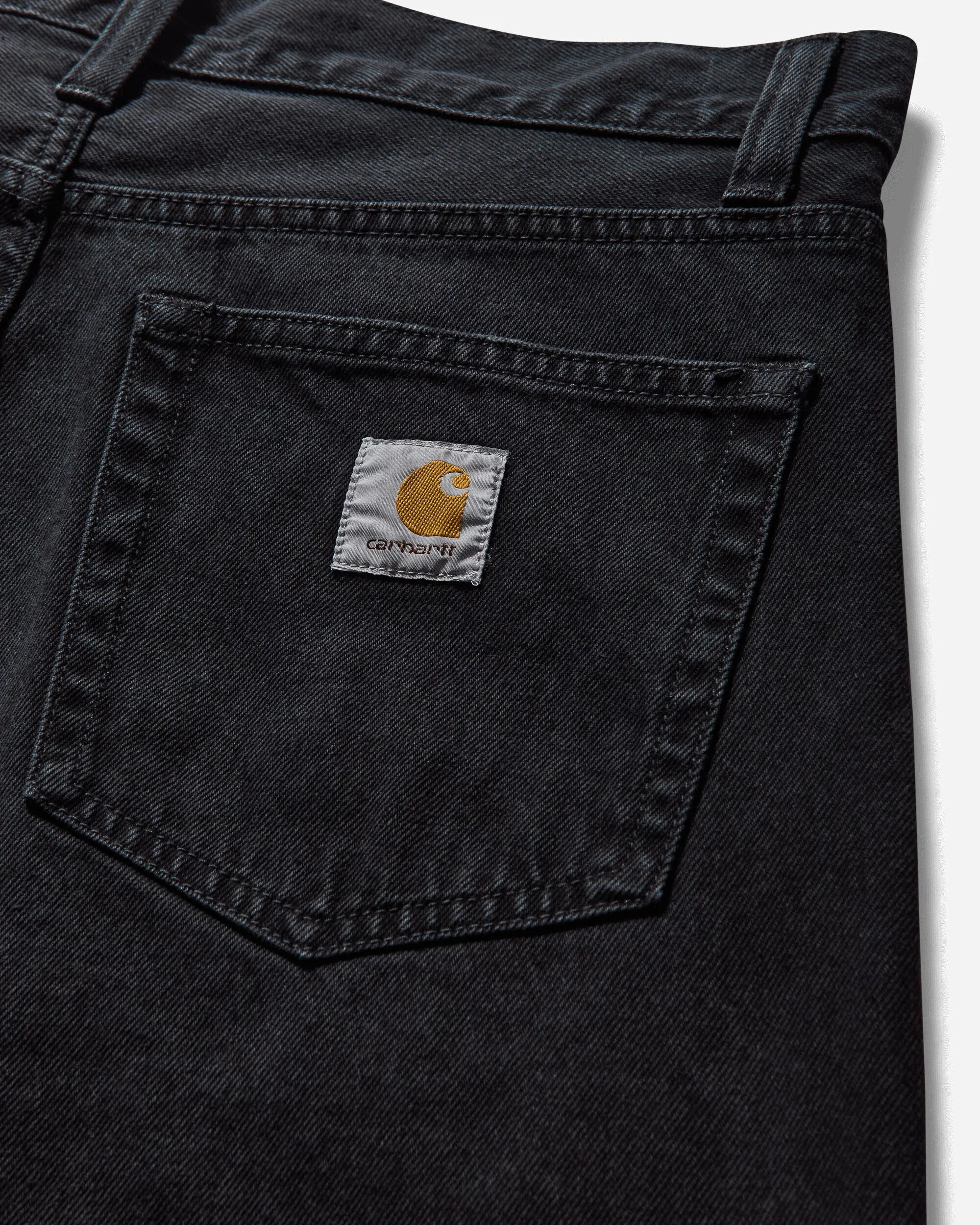 Herren Landon Hose Schwarz (Stone Washed)