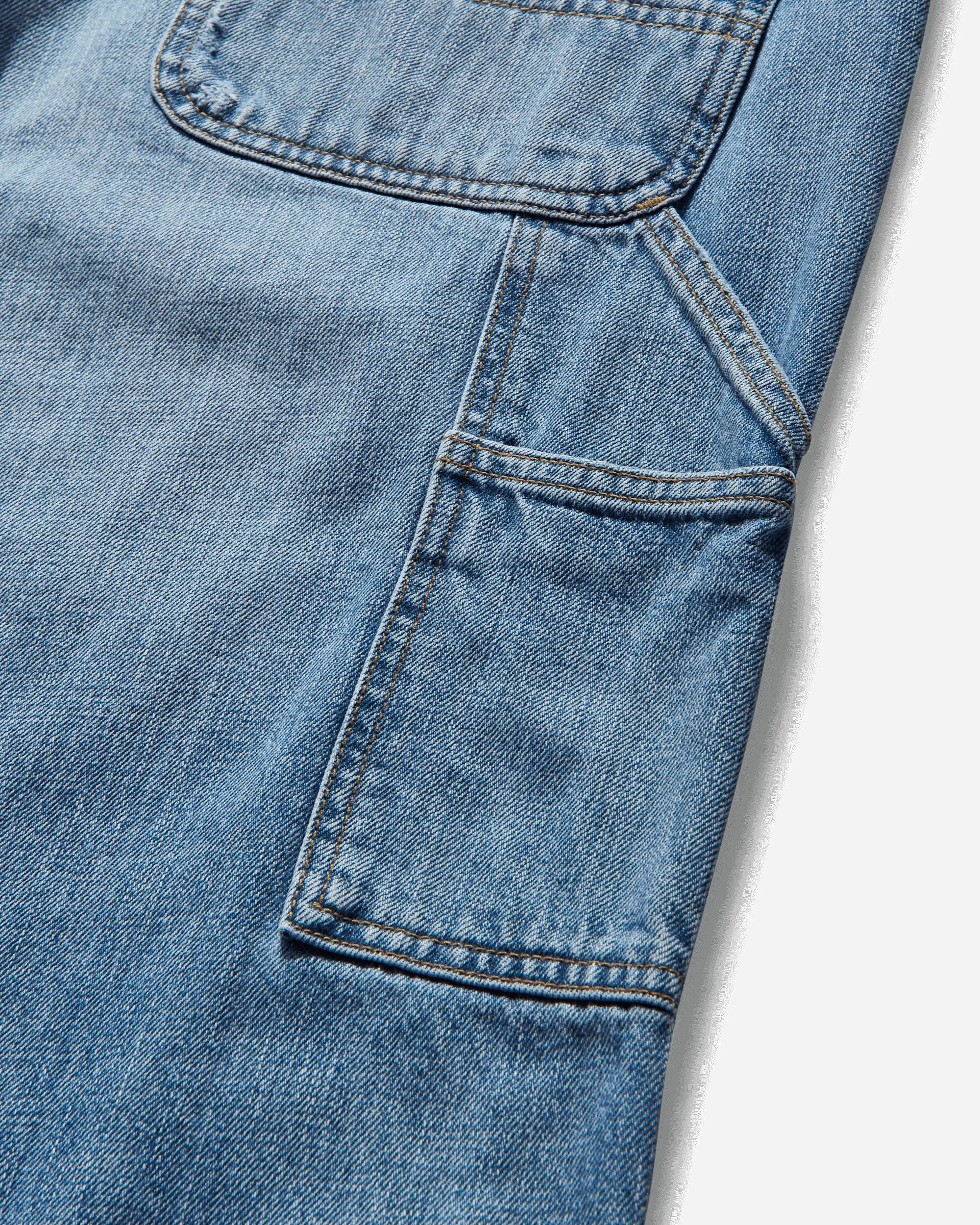 Herren OG Single-Kniehose Blau (Burst Washed)