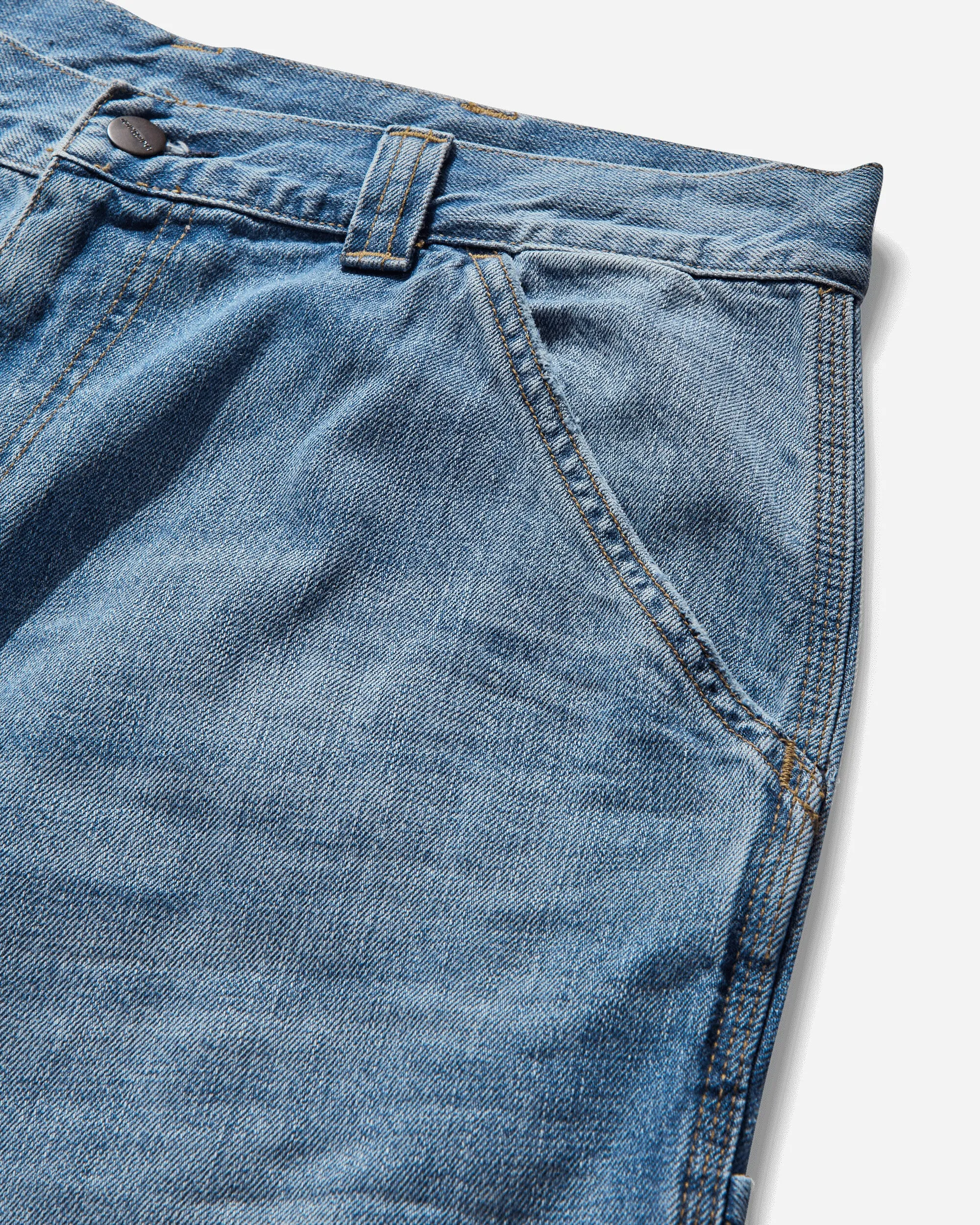 Herren OG Single-Kniehose Blau (Burst Washed)