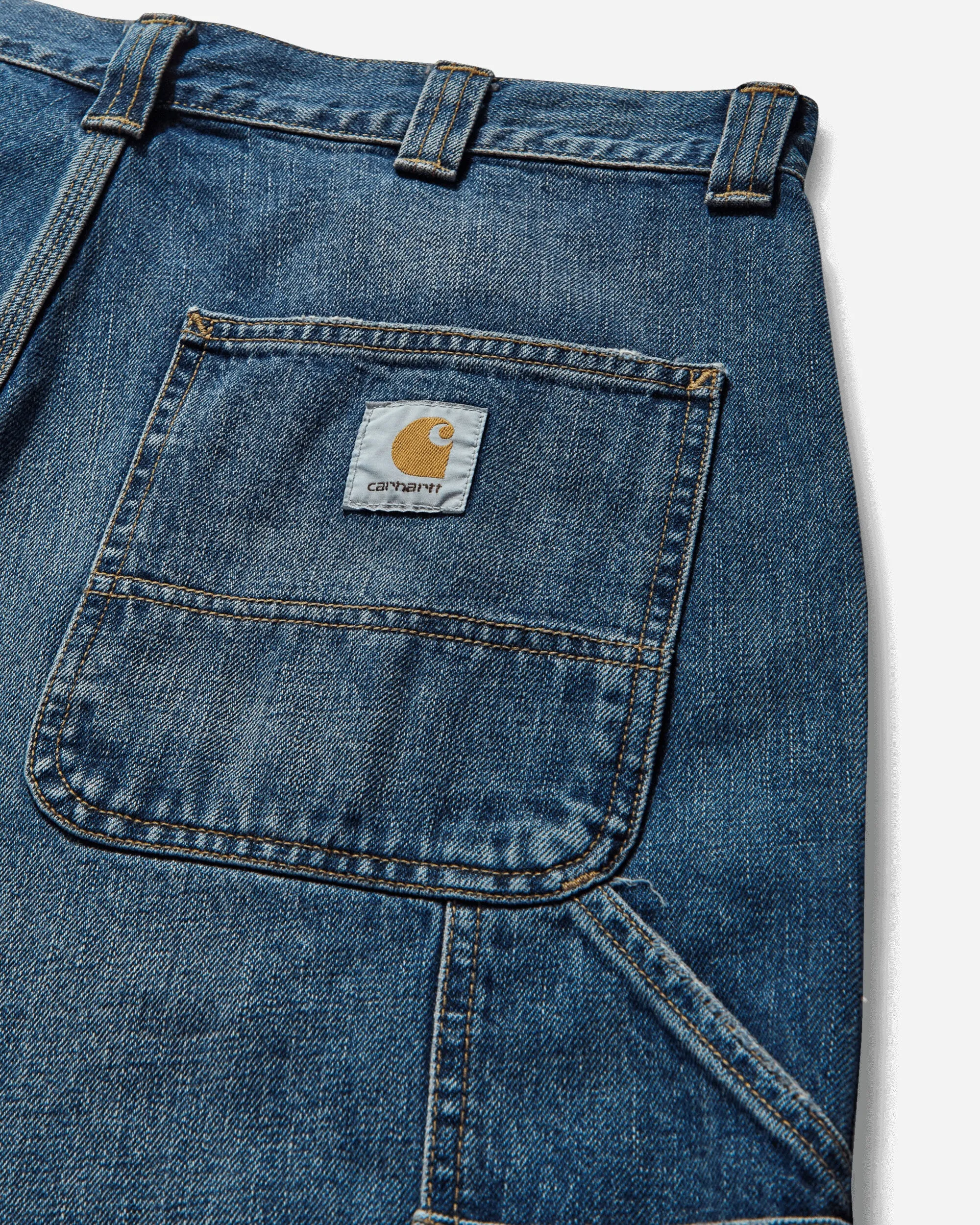 Herren OG Single-Kniehose Blau (Dunkel Used Wash)