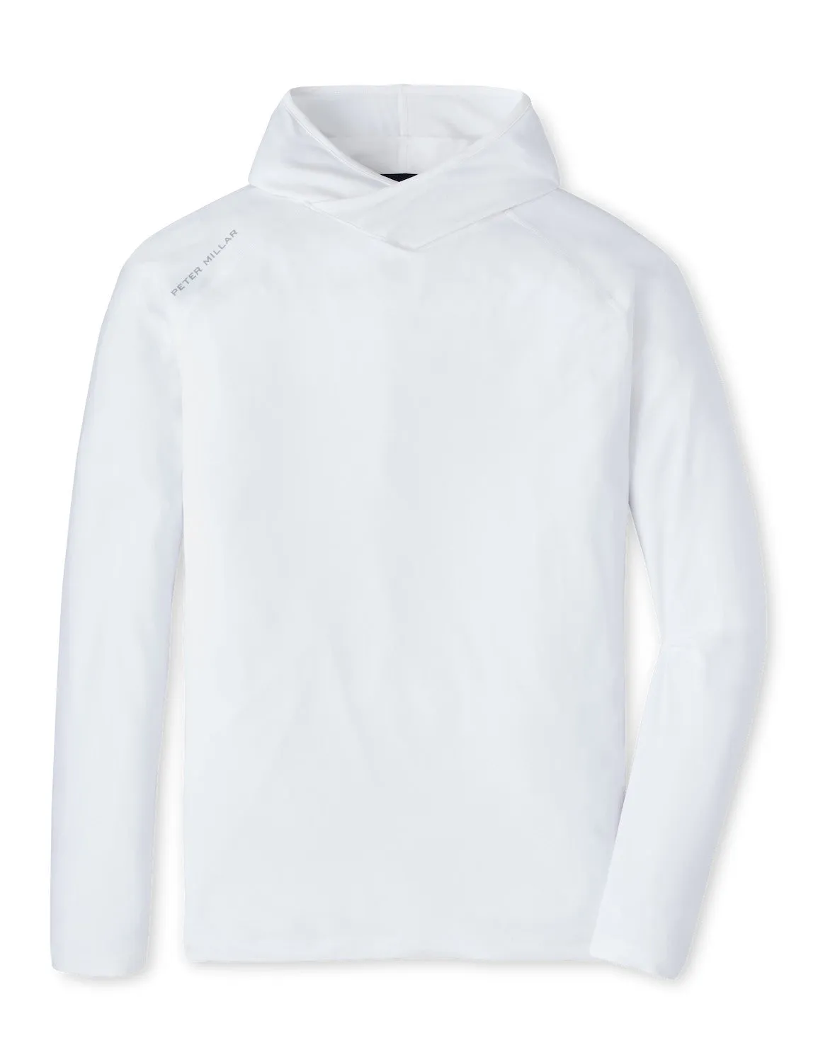 Männer Peter Millar Peter Millar Herren Aurora Performance T-Shirt Kapuzenpullover T-Shirt - Weiß