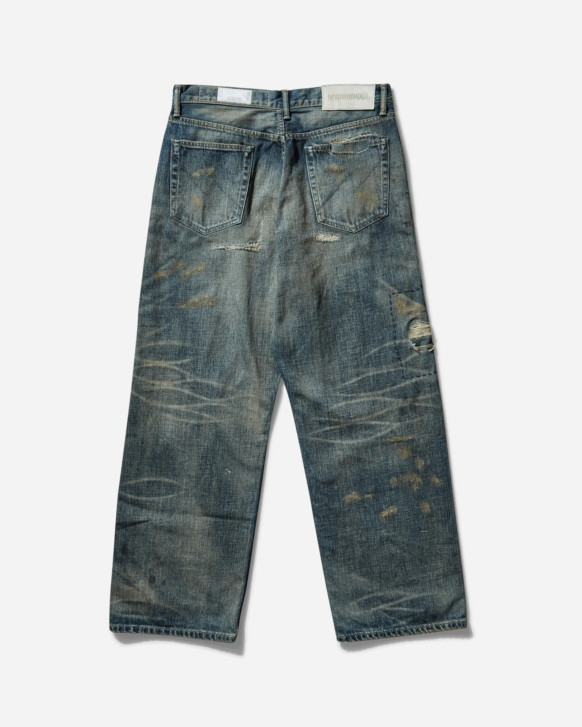 Herren Savage Denim DP Weite Hose Indigo