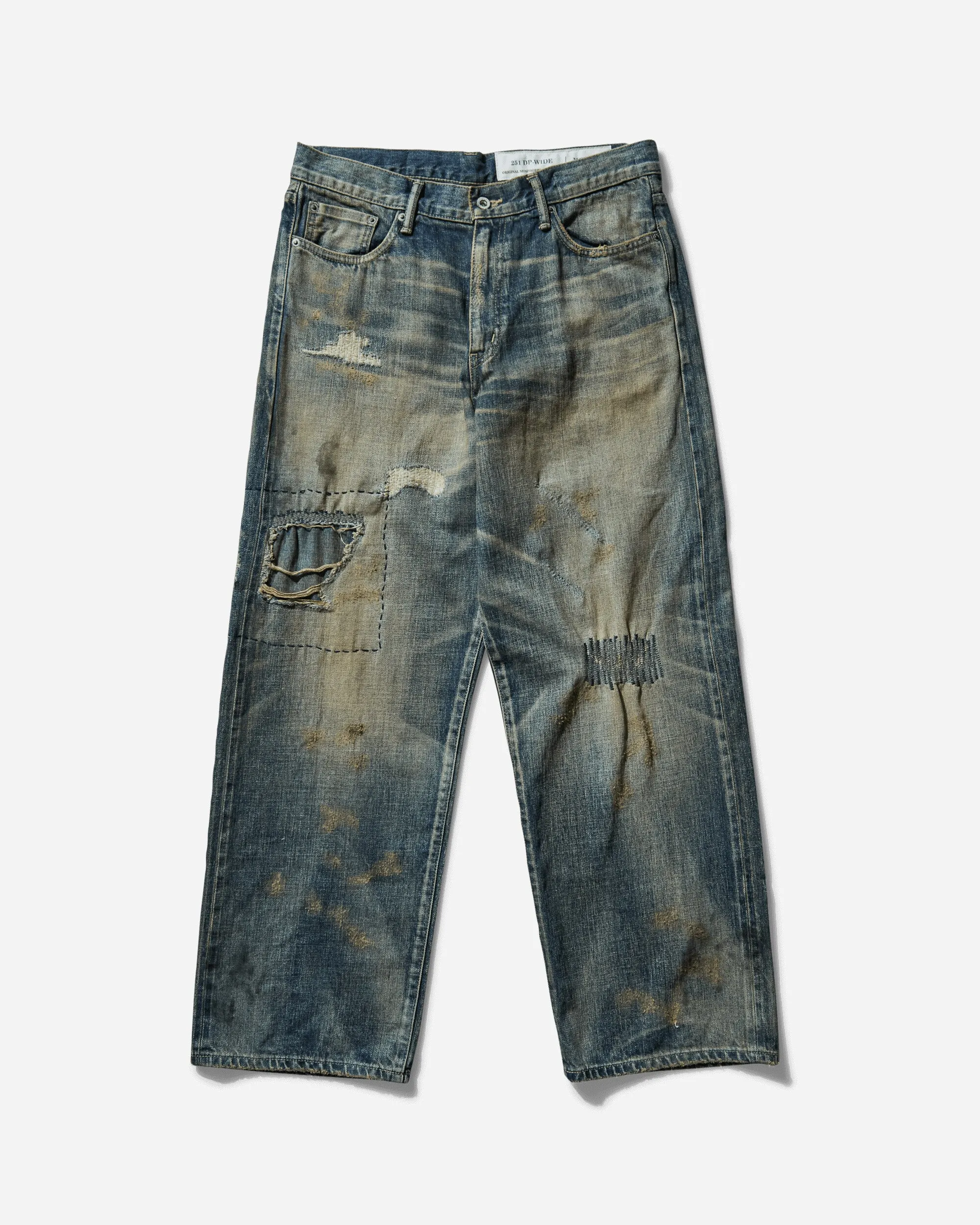 Herren Savage Denim DP Weite Hose Indigo