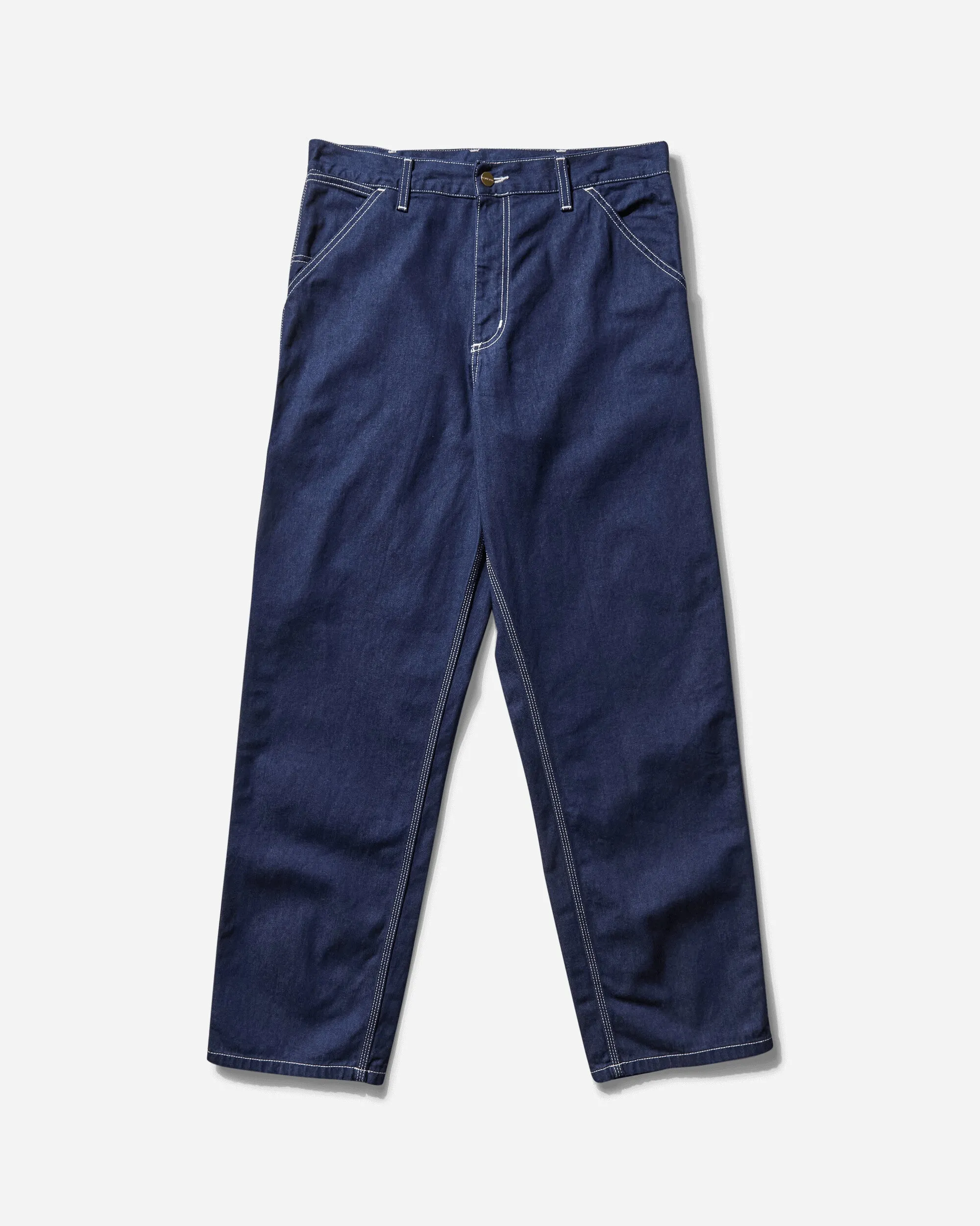 Herren Einzelne Kniehose Blau (Gewaschen)