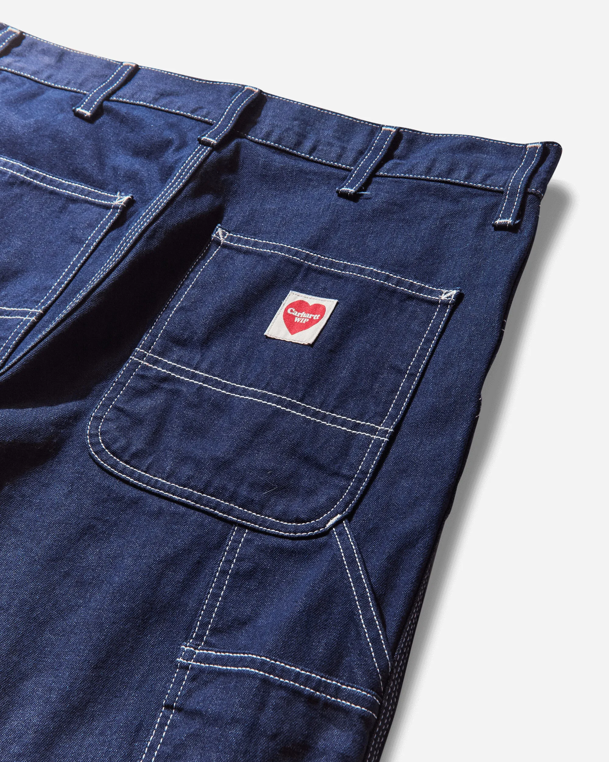 Herren Einzelne Kniehose Blau (Gewaschen)