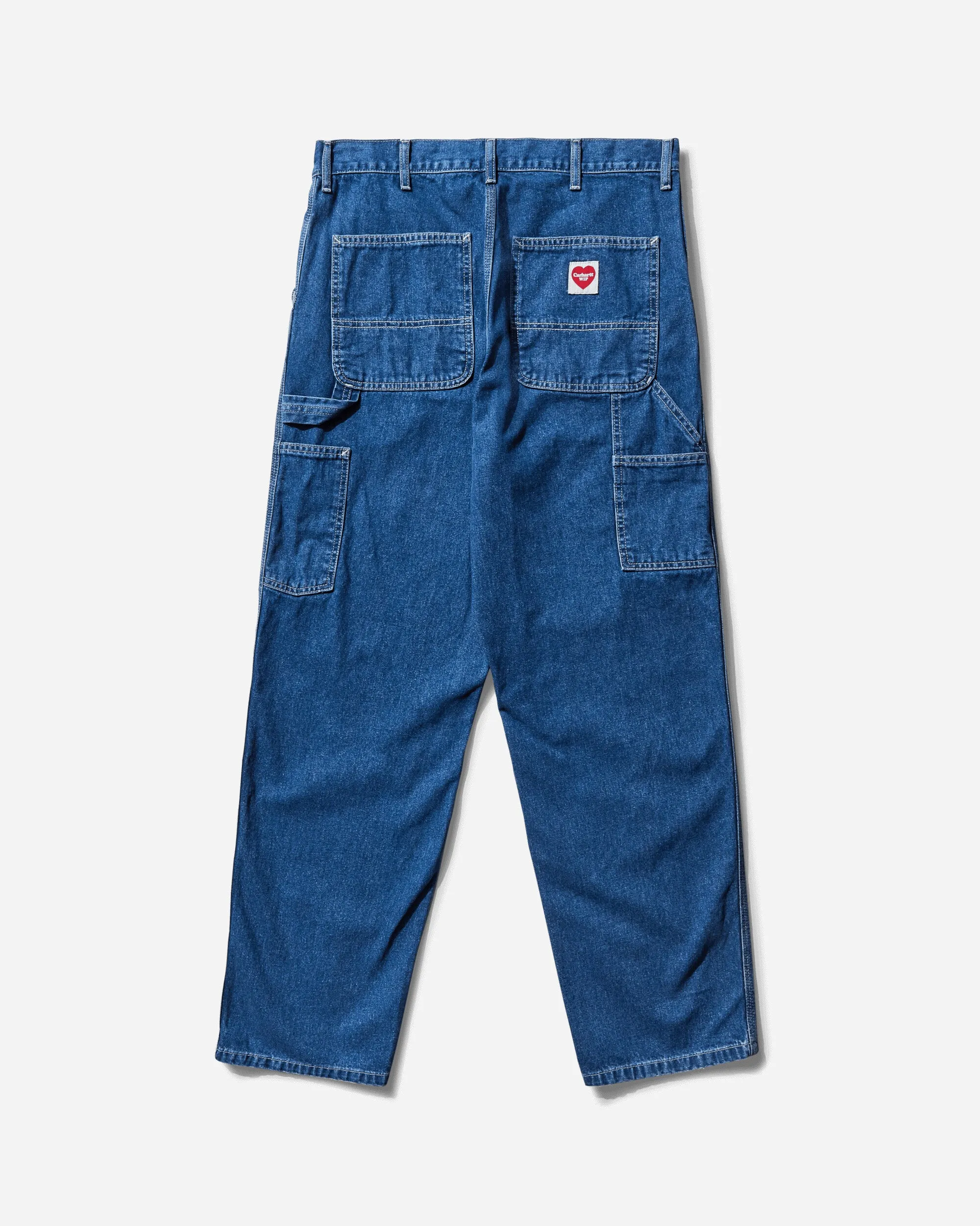 Herren Einzelne Kniehose Blau (Stone Washed)