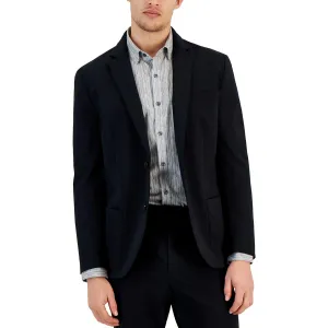 Mens Stretch Nylon Two-Button Blazer