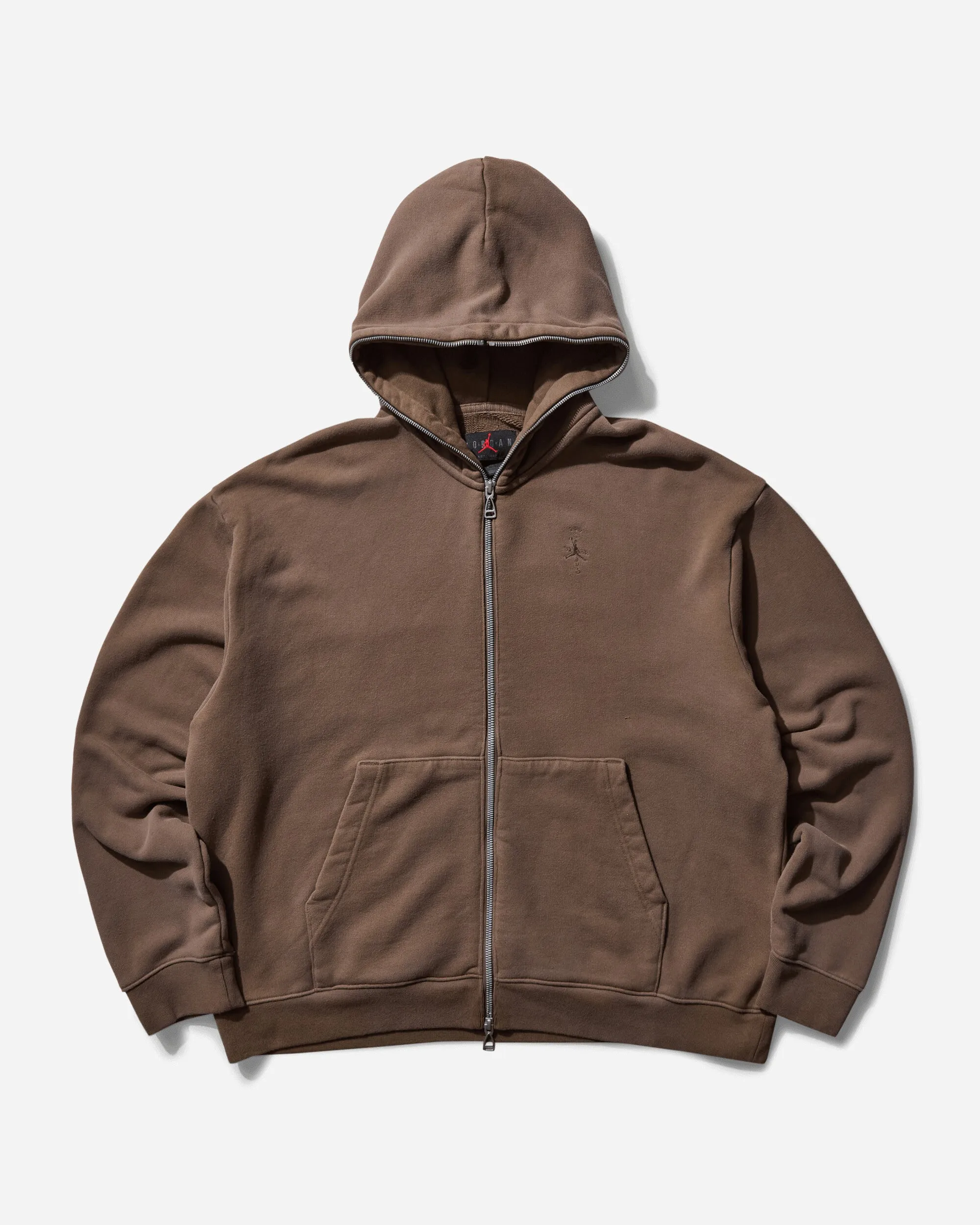 Herren Travis Scott Full-Zip Hoodie Palomino