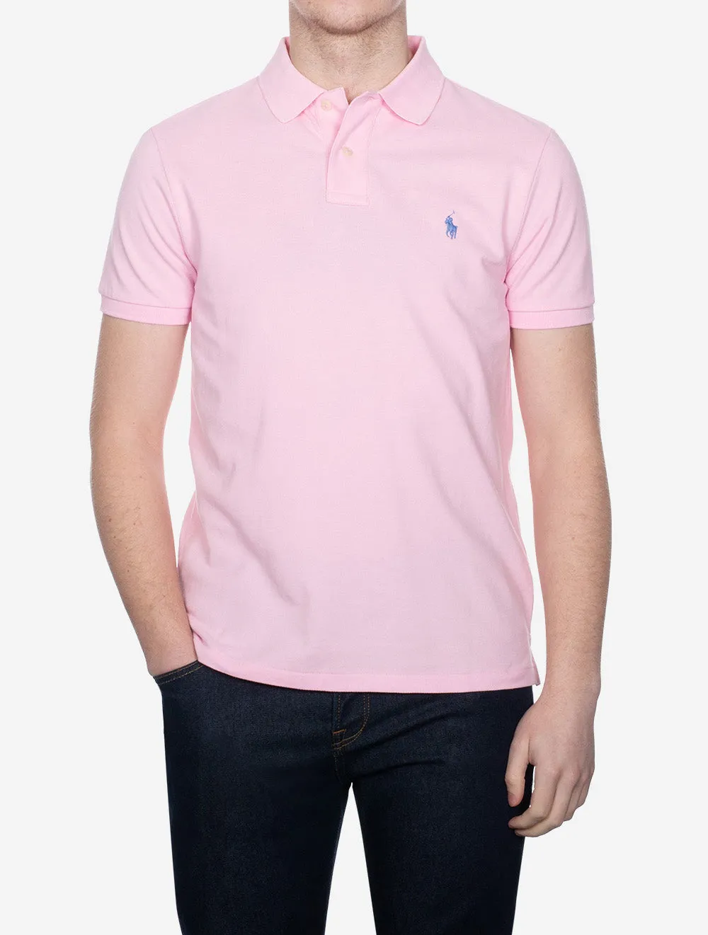 Mesh Polo-Shirt Carmel Pink