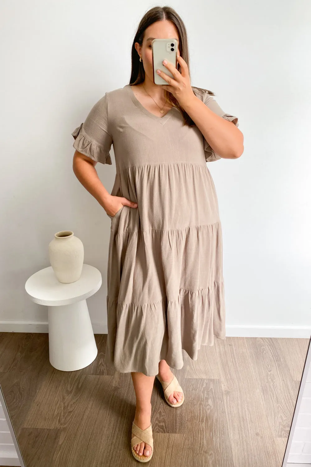 Michelle Midi-Kleid - Sommerliche Leuchtfarben