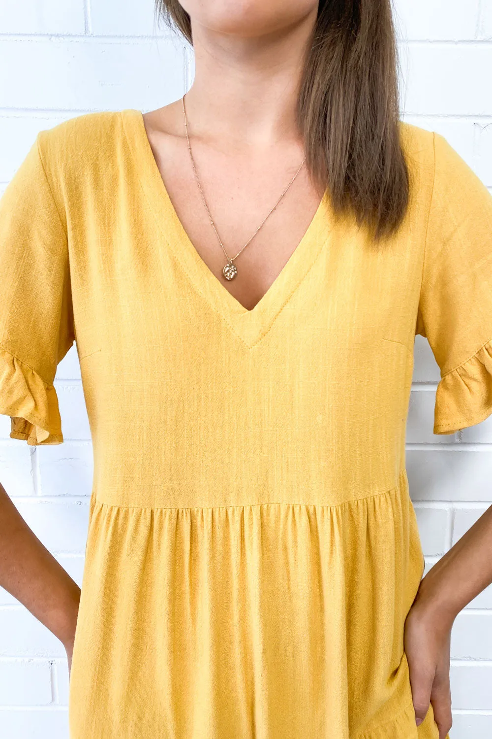Michelle Midi-Kleid - Sommerliche Leuchtfarben