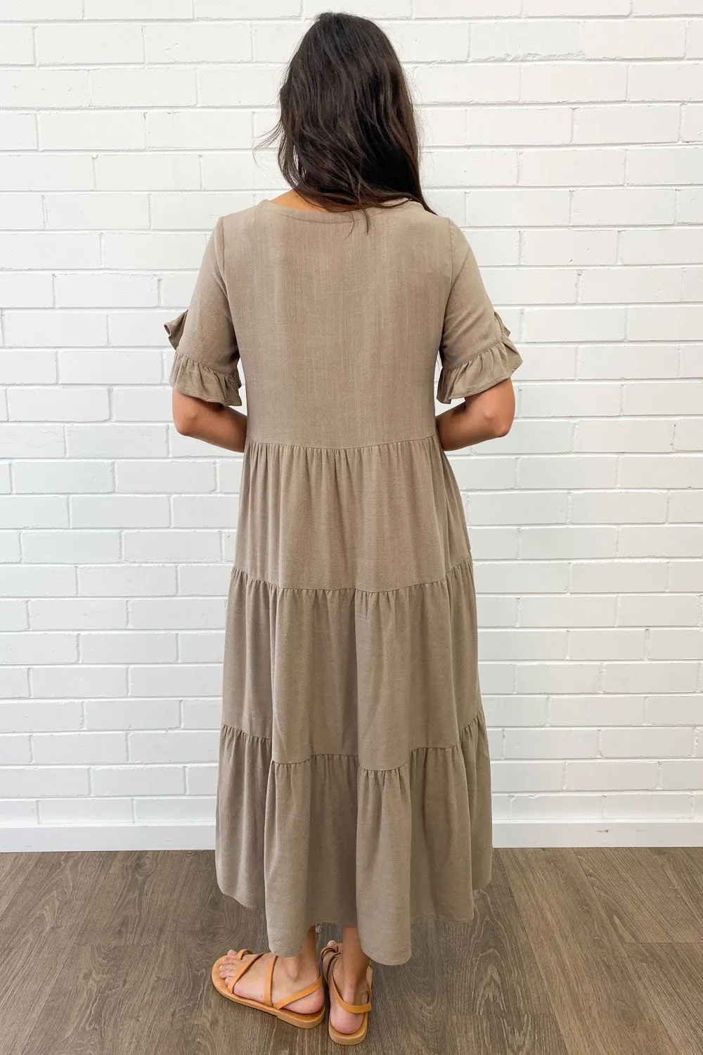 Michelle Midi-Kleid - Sommerliche Leuchtfarben