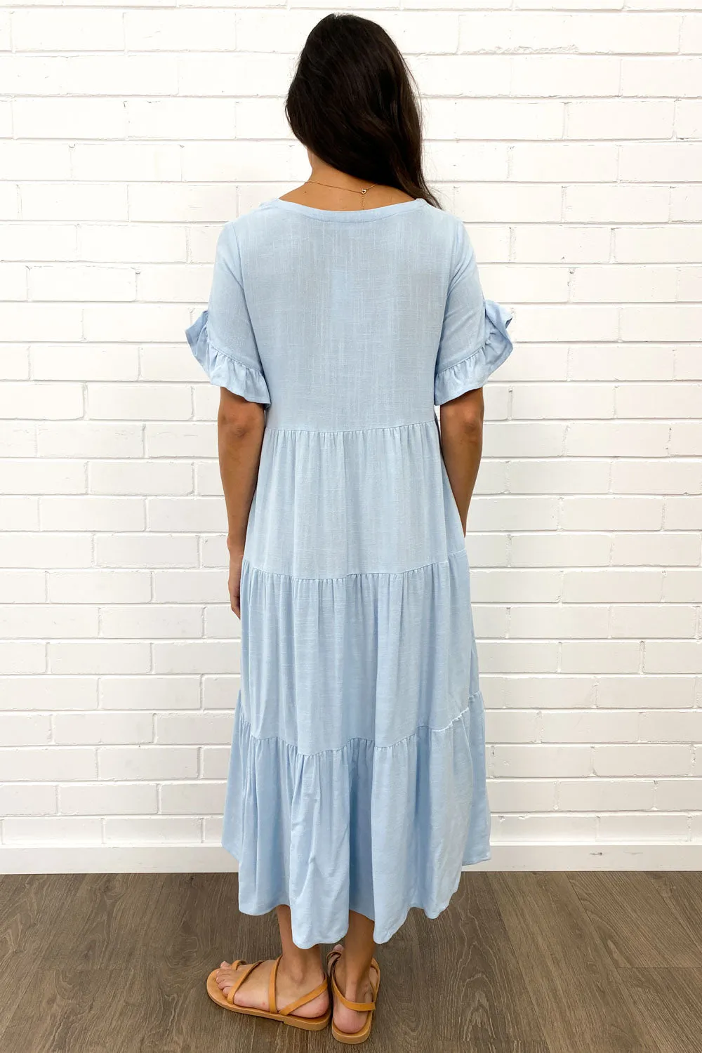 Michelle Midi-Kleid - Sommerliche Leuchtfarben
