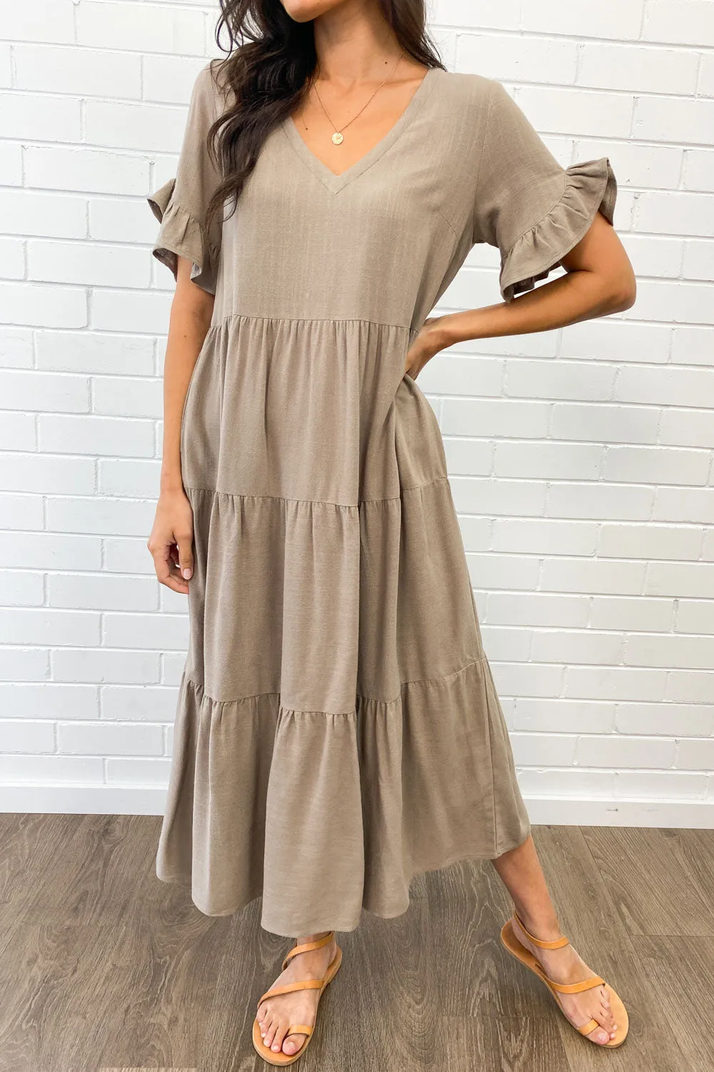 Michelle Midi-Kleid - Sommerliche Leuchtfarben