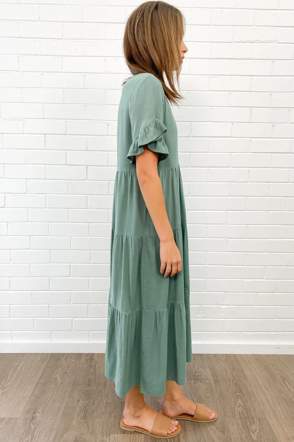 Michelle Midi-Kleid - Sommerliche Leuchtfarben