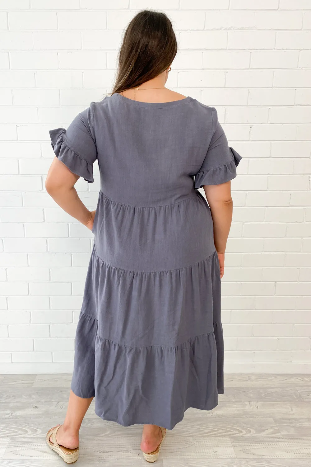 Michelle Midi-Kleid - Sommerliche Leuchtfarben