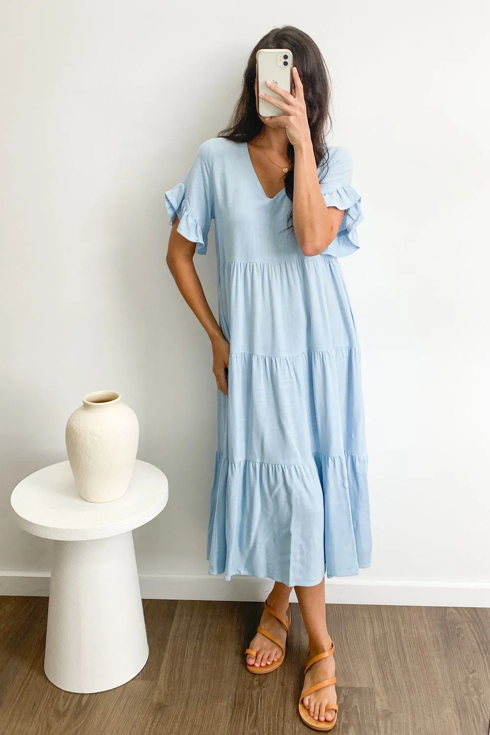 Michelle Midi-Kleid - Sommerliche Leuchtfarben
