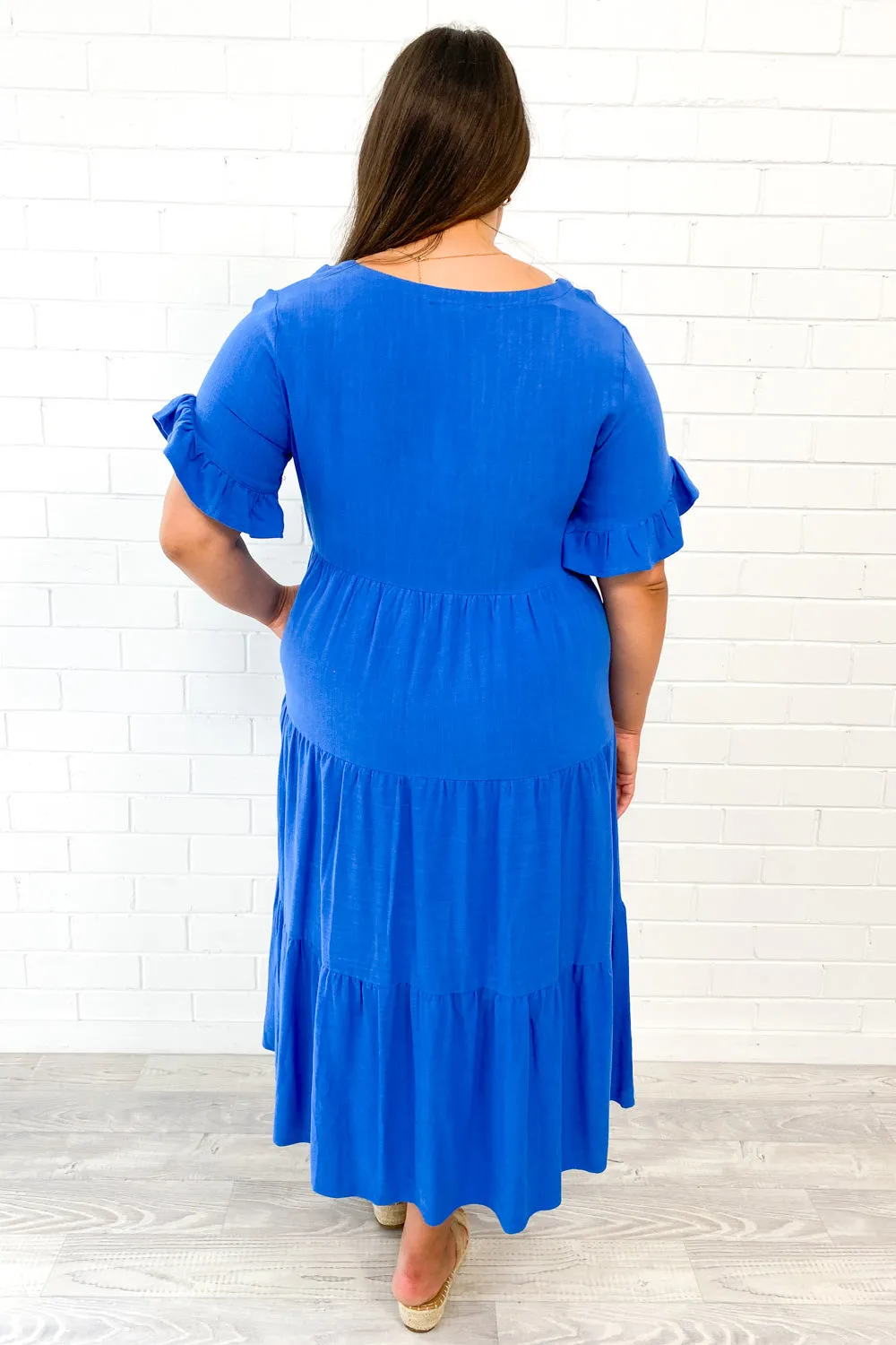 Michelle Midi-Kleid - Sommerliche Leuchtfarben