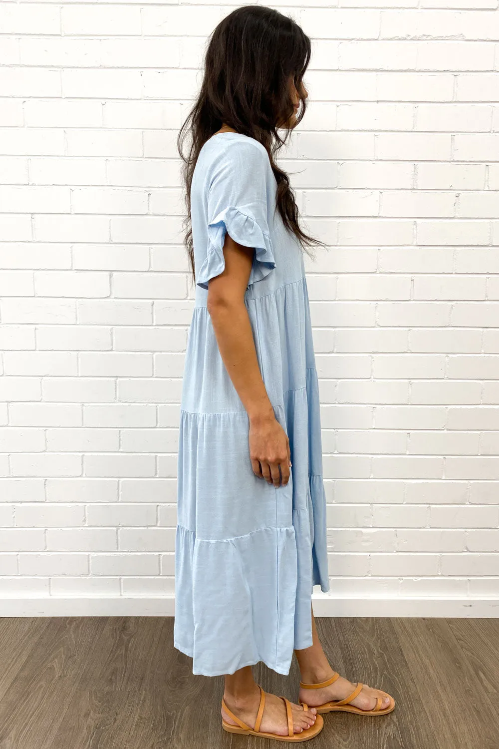 Michelle Midi-Kleid - Sommerliche Leuchtfarben
