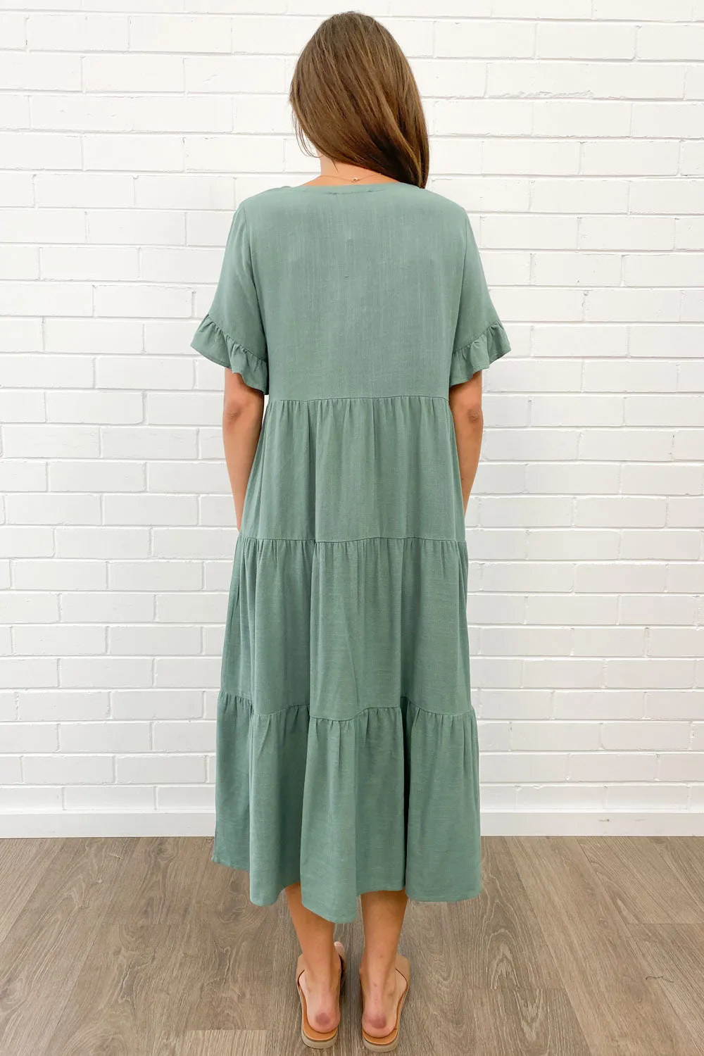 Michelle Midi-Kleid - Sommerliche Leuchtfarben