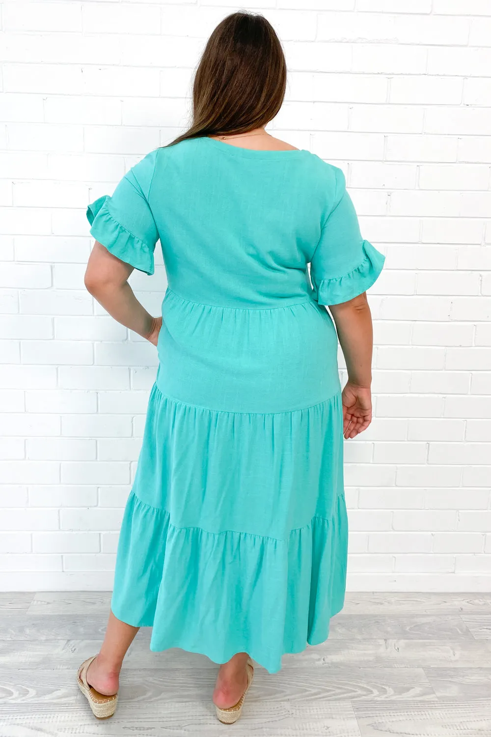 Michelle Midi-Kleid - Sommerliche Leuchtfarben