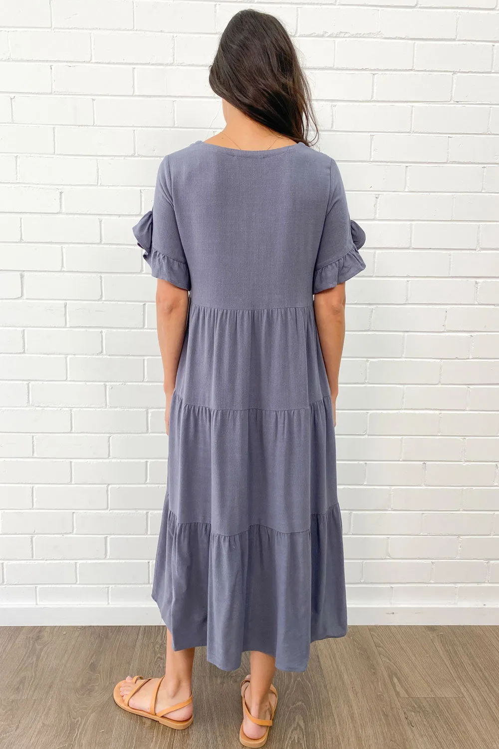 Michelle Midi-Kleid - Sommerliche Leuchtfarben