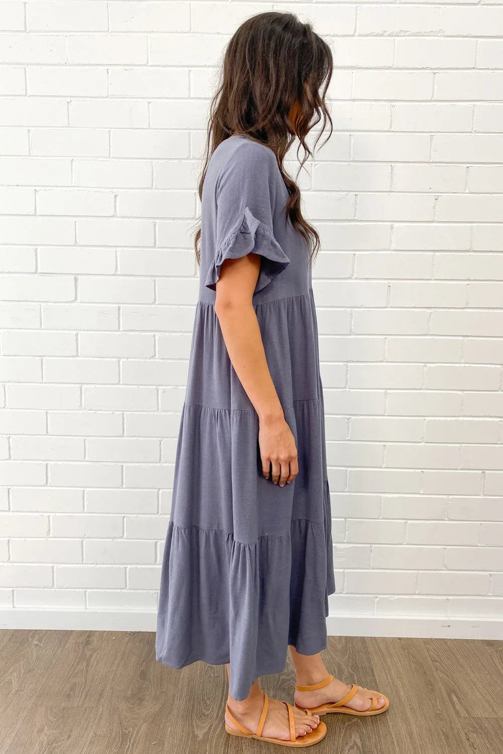 Michelle Midi-Kleid - Sommerliche Leuchtfarben
