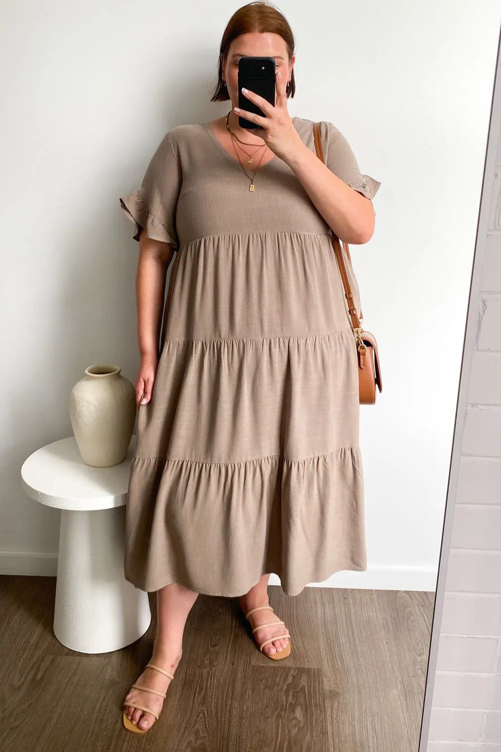 Michelle Midi-Kleid - Sommerliche Leuchtfarben
