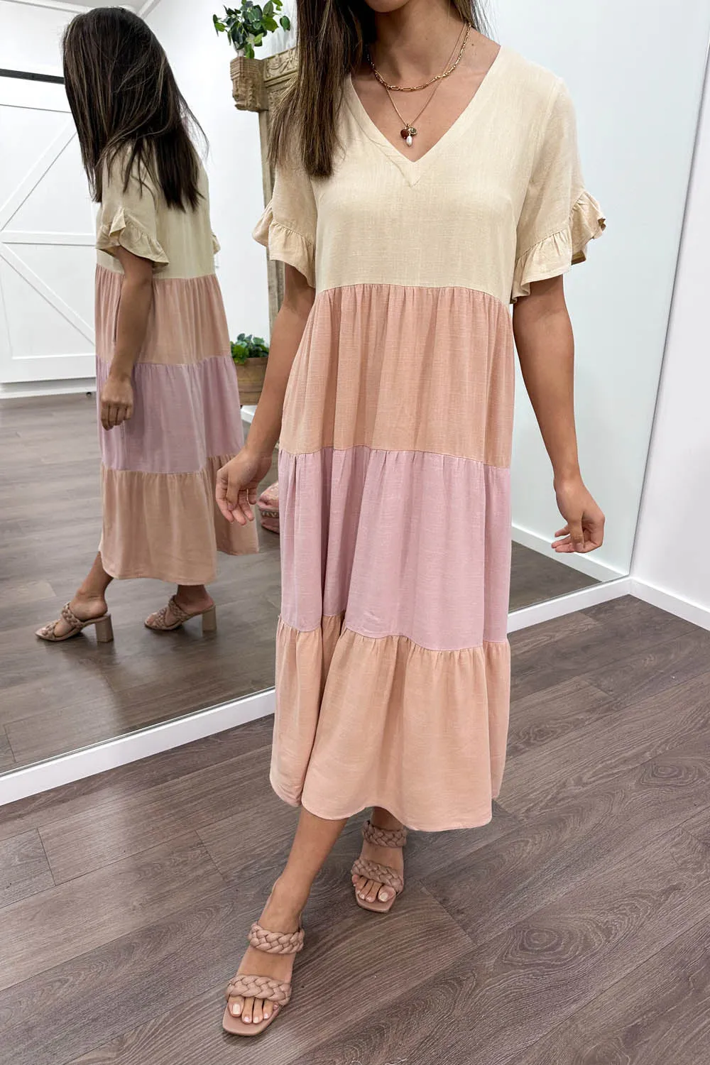 Michelle Midi-Kleid