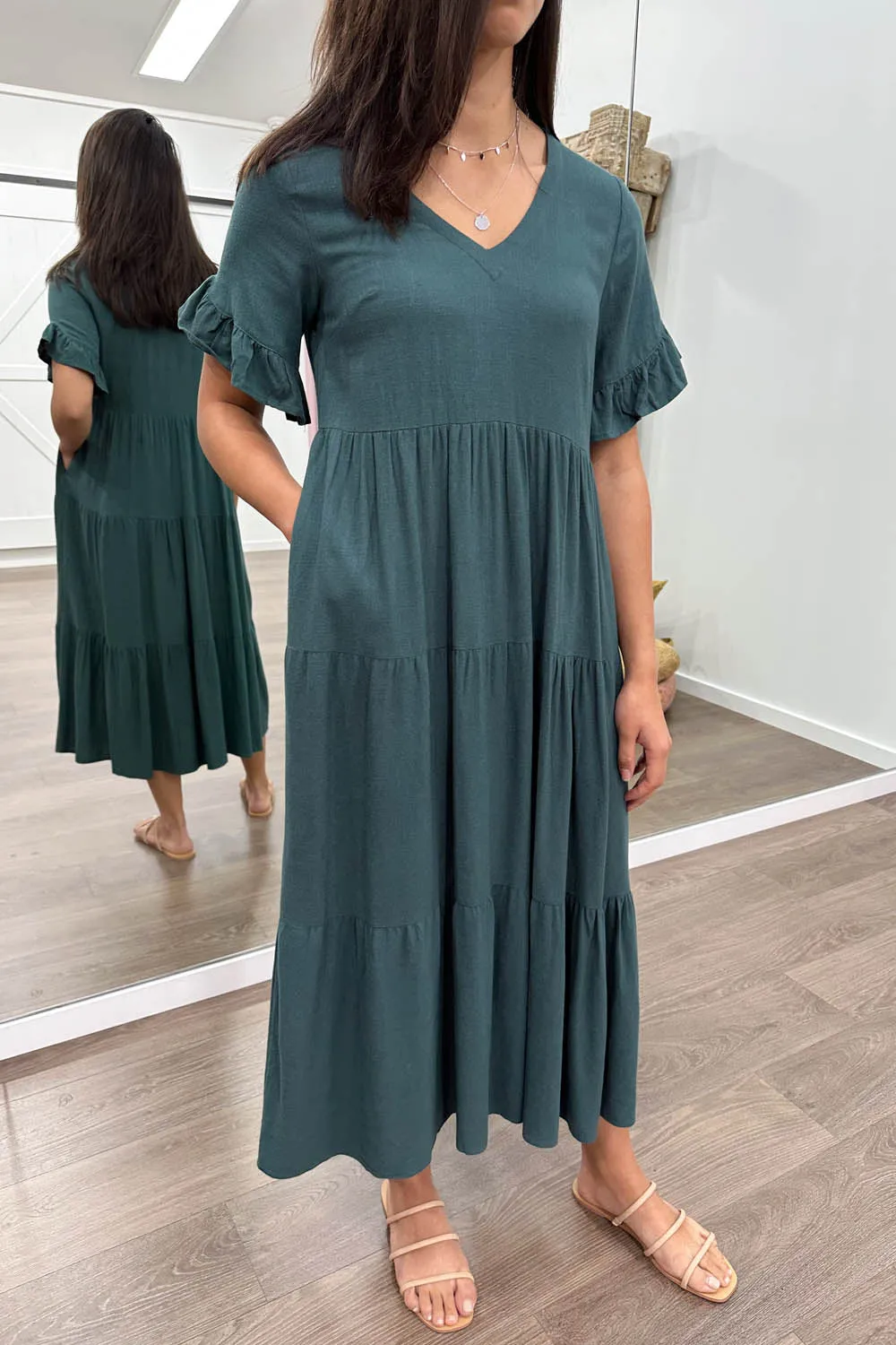 Michelle Midi-Kleid