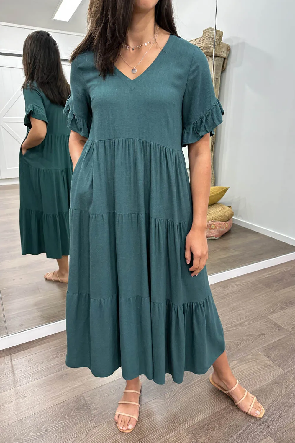 Michelle Midi-Kleid