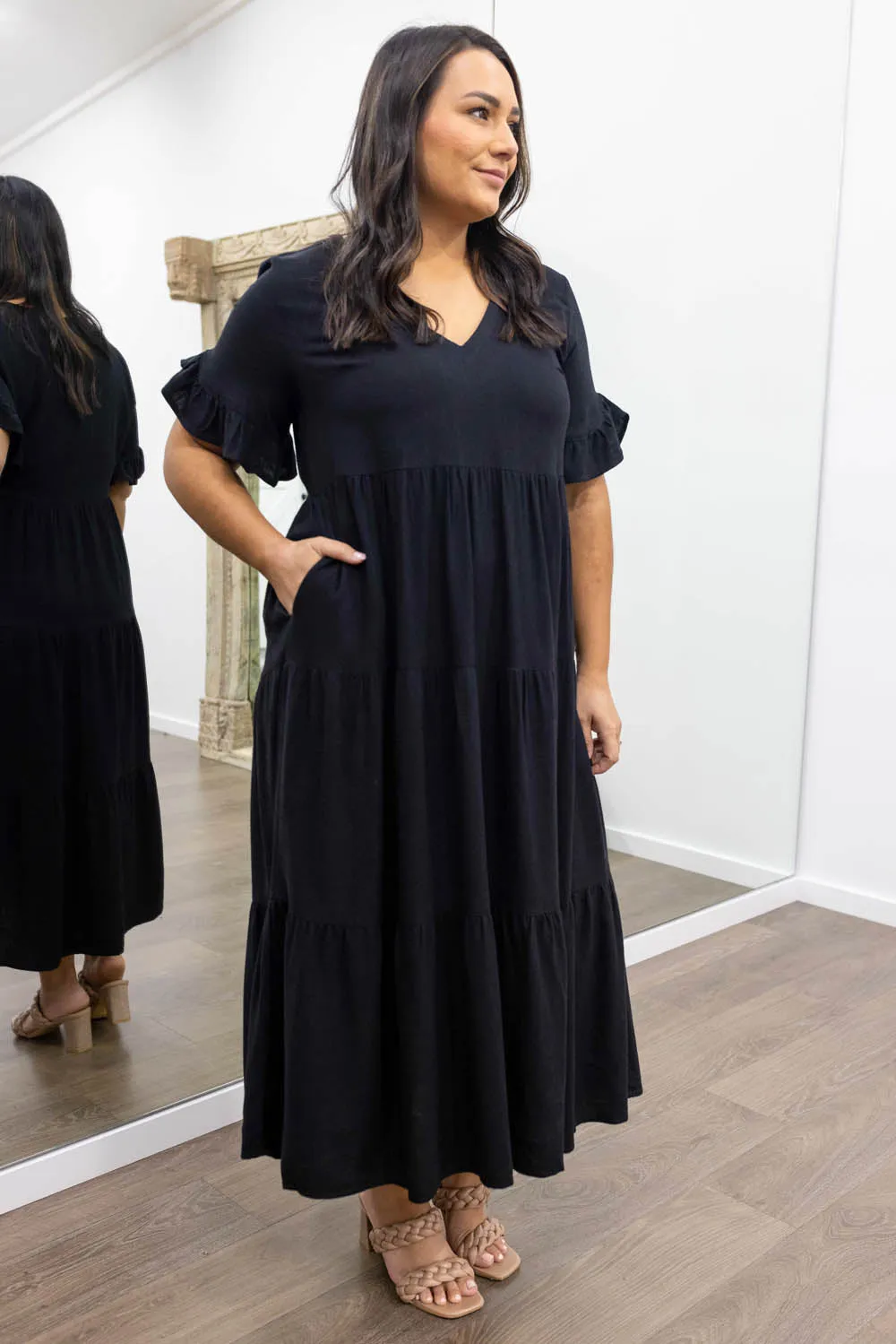 Michelle Midi-Kleid