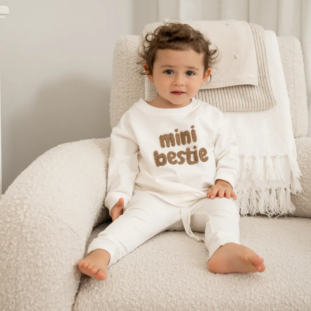 Mini Bestie Crewneck Babykids_Atlas-Grau