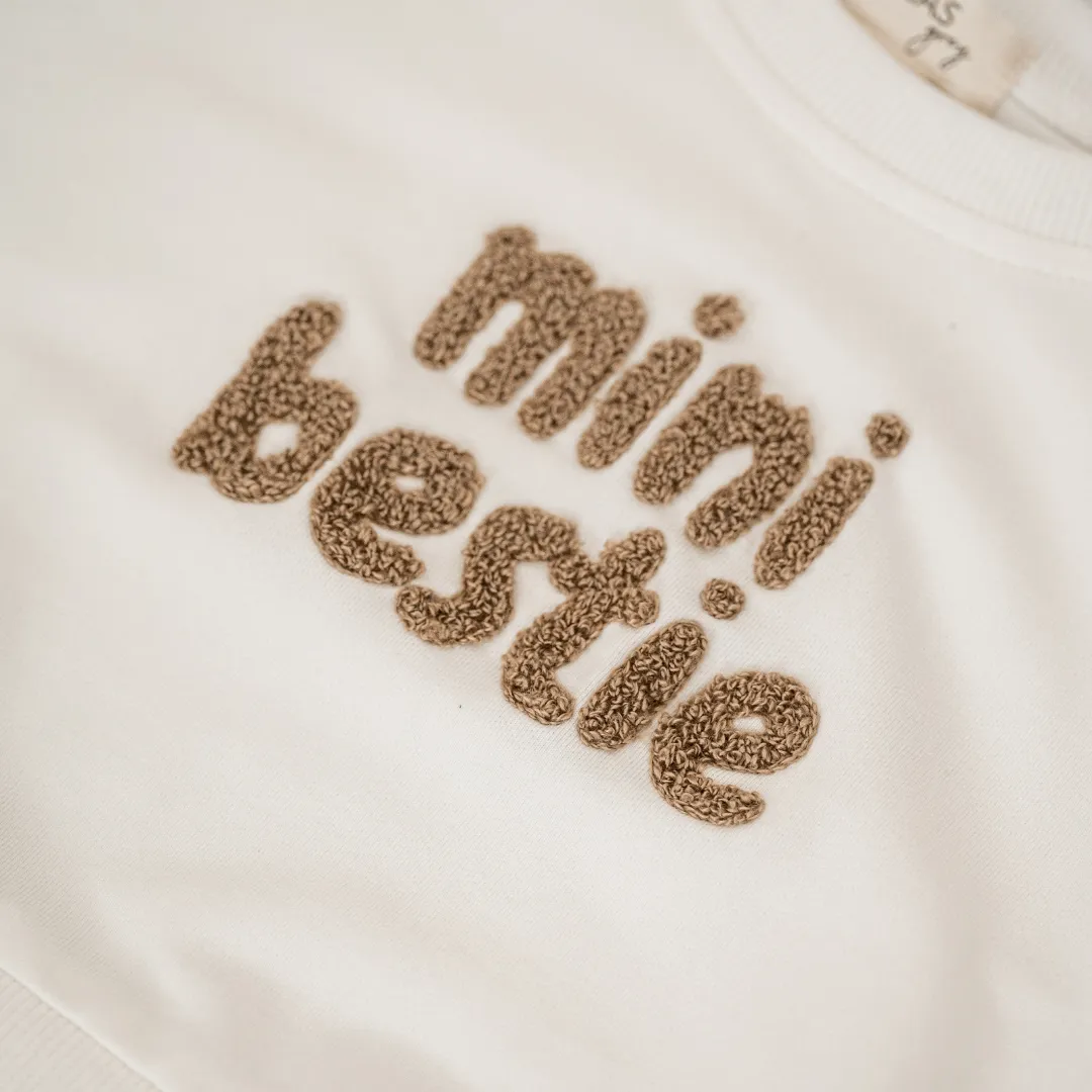 Mini Bestie Crewneck Babykids_Atlas-Grau