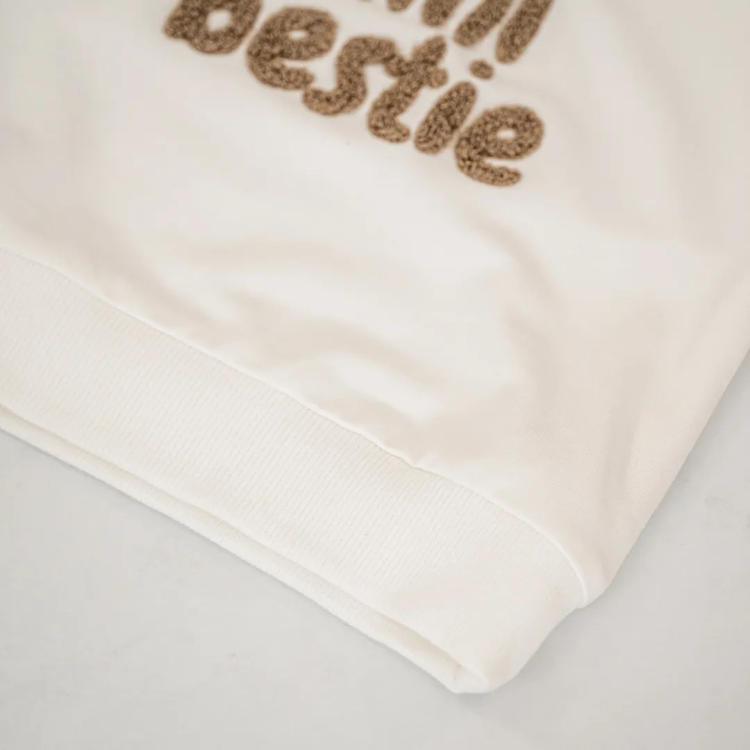 Mini Bestie Crewneck Babykids_Atlas-Grau