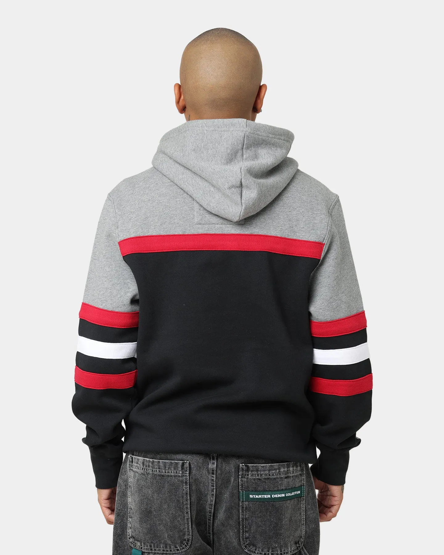 Mitchell & Ness Chicago Bulls Head Coach Hoodie Schwarz
